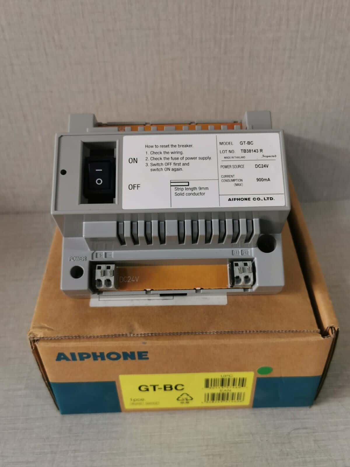 Aiphone GT-BC AIPHONE GT-BC Series Audio Bus Control Unit 1