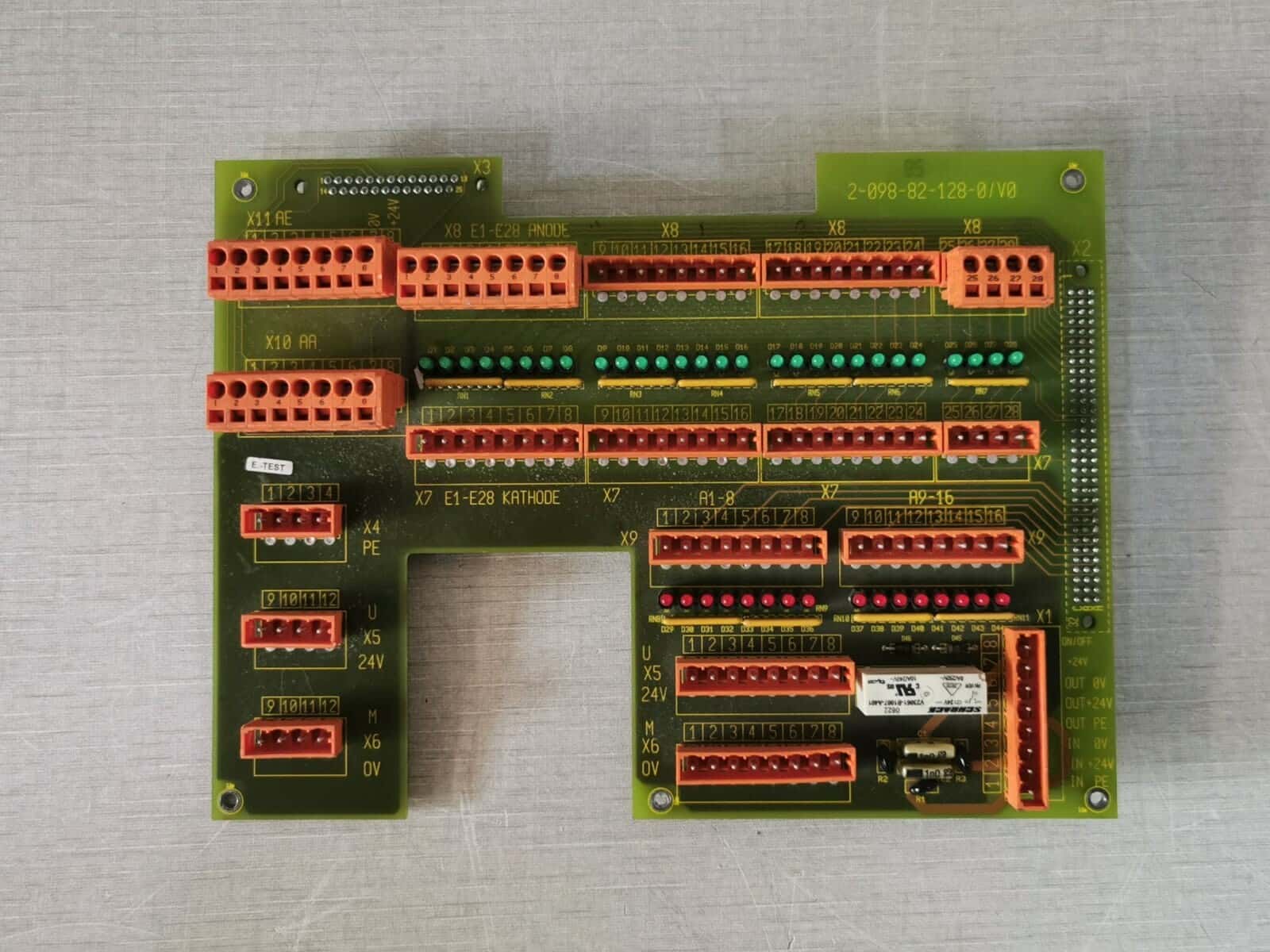 KRONES 2-098-82-128-0/V0 KRONES 2-098-82-128-0/V0 CONNECTOR BOARD 2098821280 3