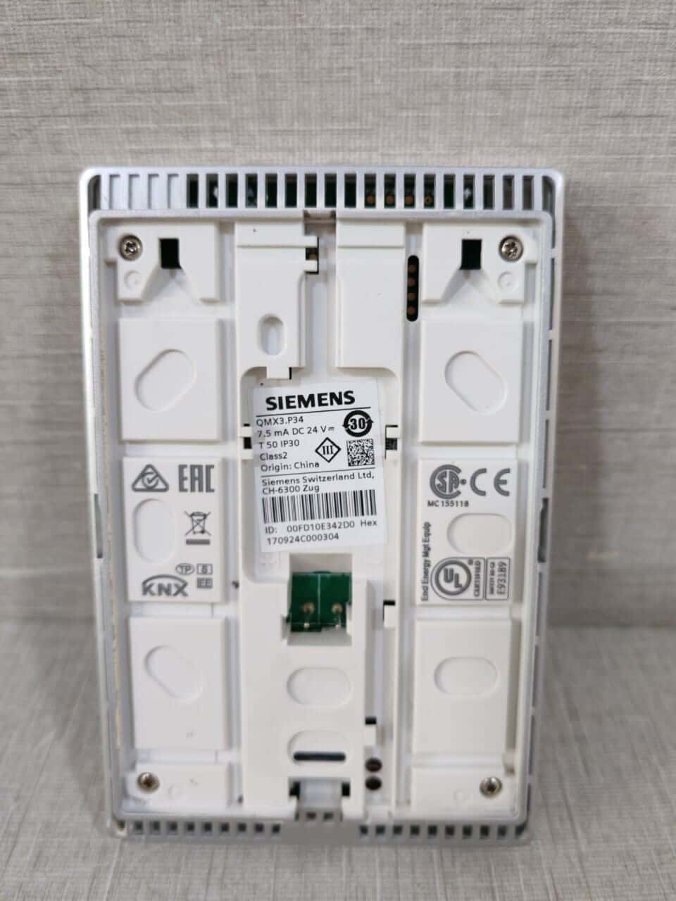 Siemens QMX3.P34 Siemens QMX3.P34 Room Operator Unit - Without Cover 8