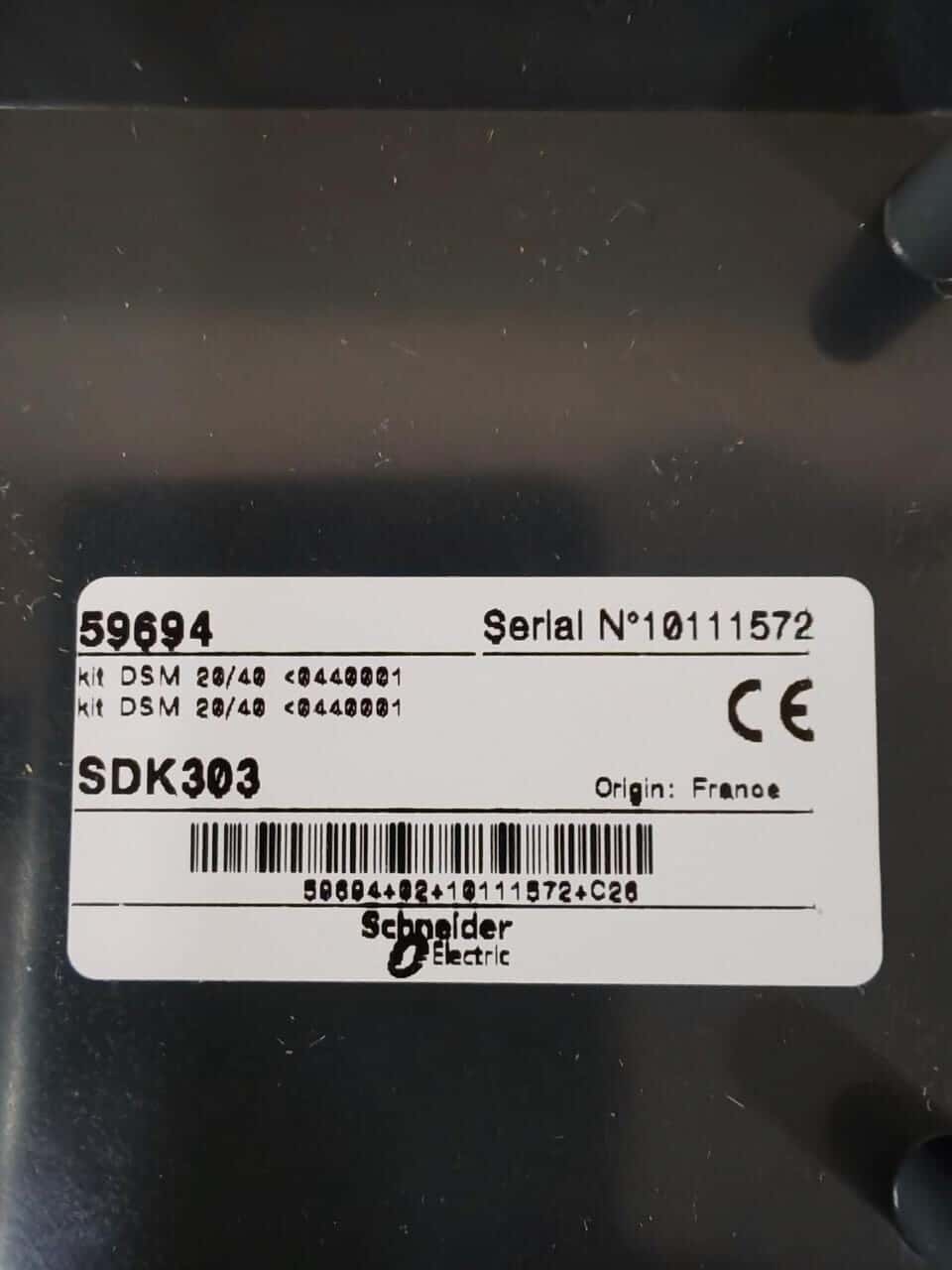 Schneider Electric 59694 SCHNEIDER ELECTRIC SDK303 59694 DIGITAL PROTECTION RELAY KIT DSM 20/40 0440001 6