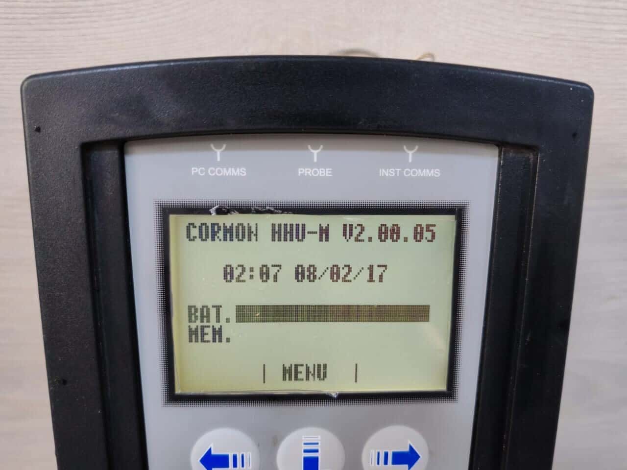 TELEDYNE CORMON CORMON HHU-M V2.00.05 TELEDYNE CORMON HHU-M V2.00.05 HANDHELD UNIT MULTI FUNCTION 5