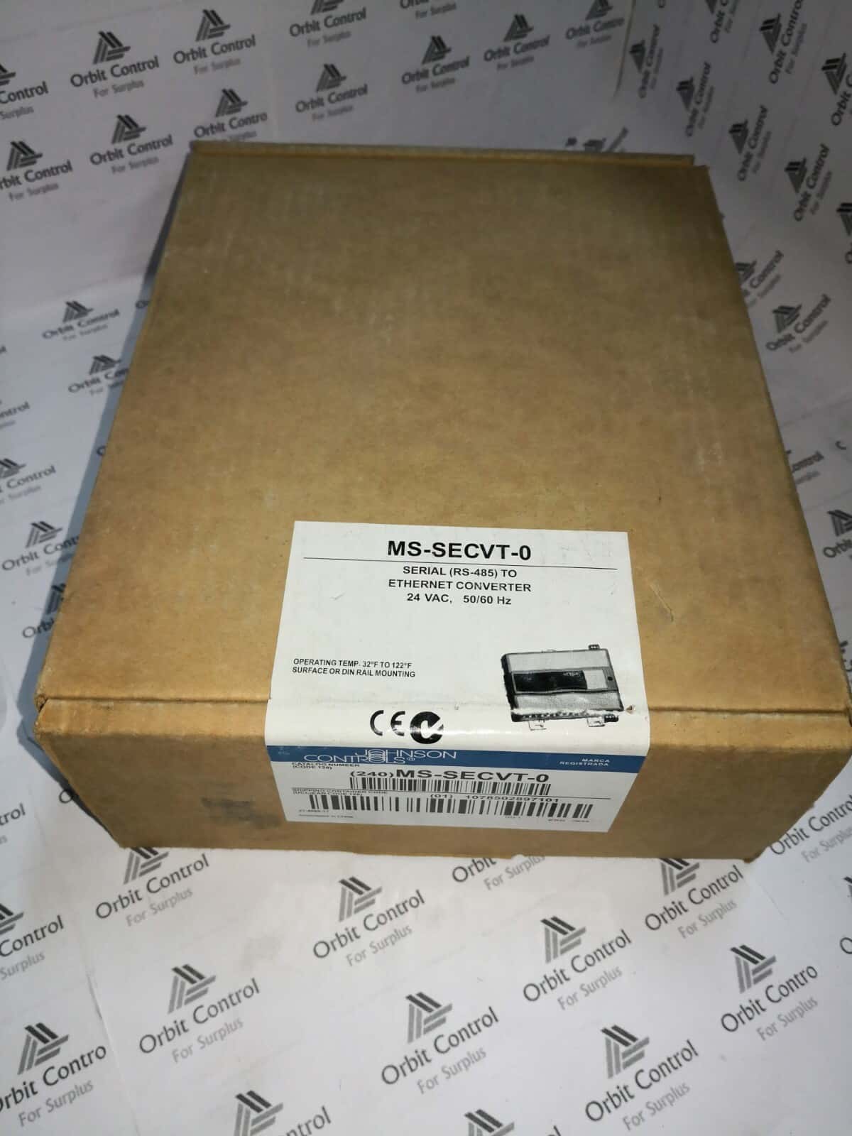 Johnson Controls MSSECVT0 JOHNSON CONTROLS MS-SECVT-0 / MSSECVT0 ETHERNET CONVERTER 1