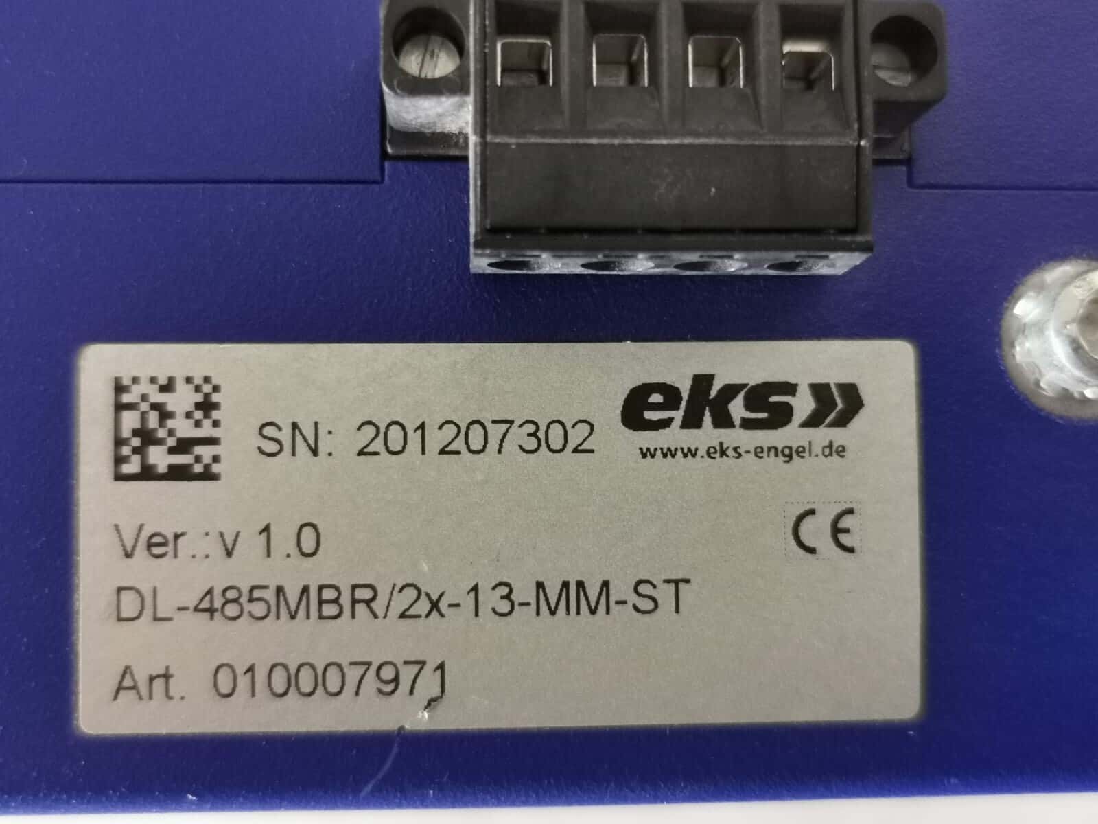 EKS DL-485MBR/2X-13-MM-ST EKS DL-485MBR/2X-13-MM-ST D-LIGHT Modbus to fiber optic converters 4