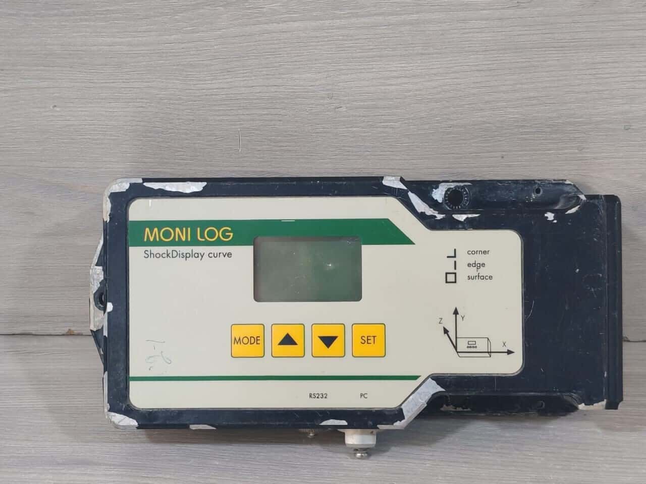 Monilog ShockDisplay Curve Monilog Shockdisplay Curve Data Logger 1