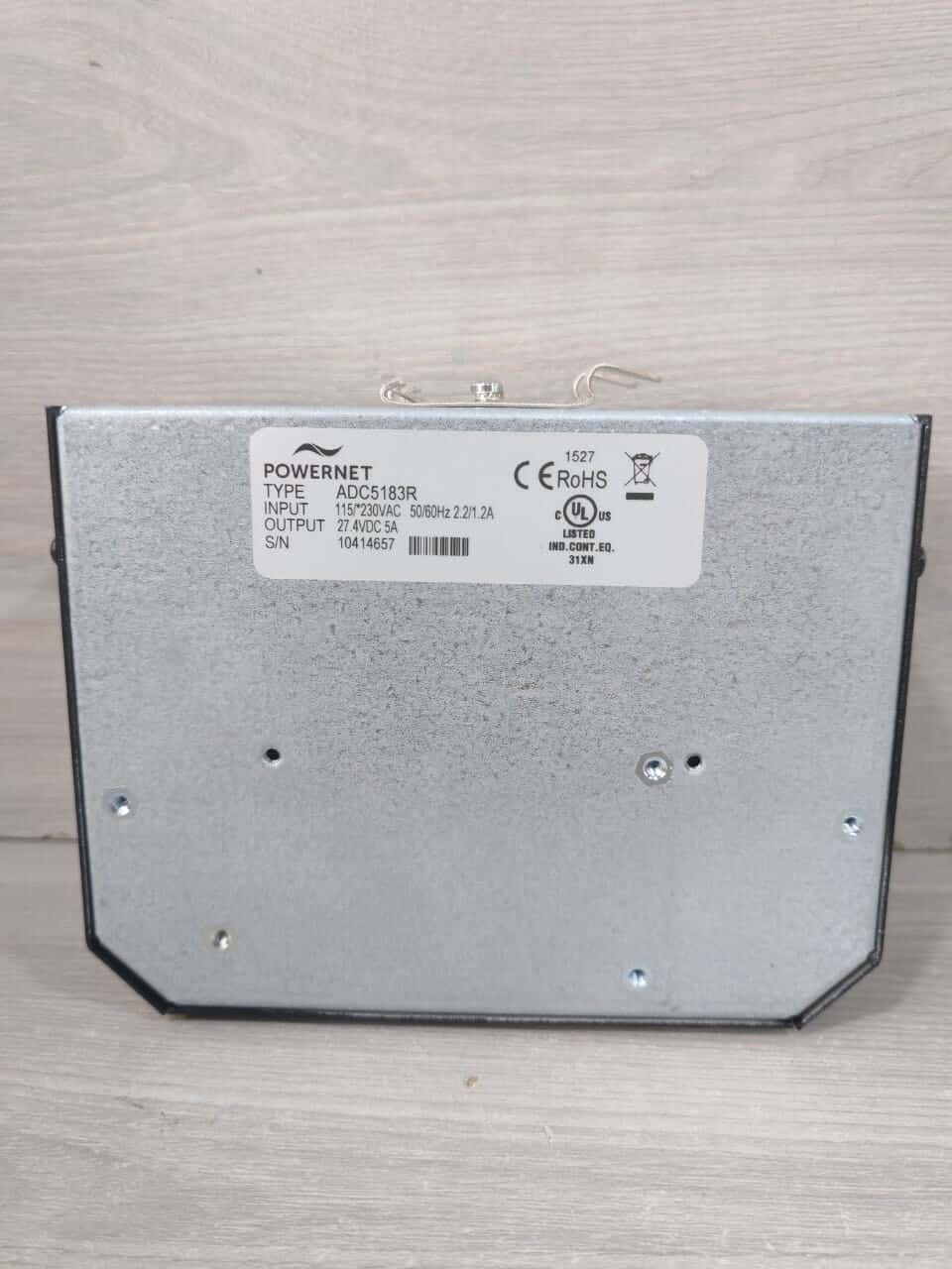 POWERNET ADC5183R POWERNET ADC5183R 27.4VDC 5A DIN Mounted Power Supply 6