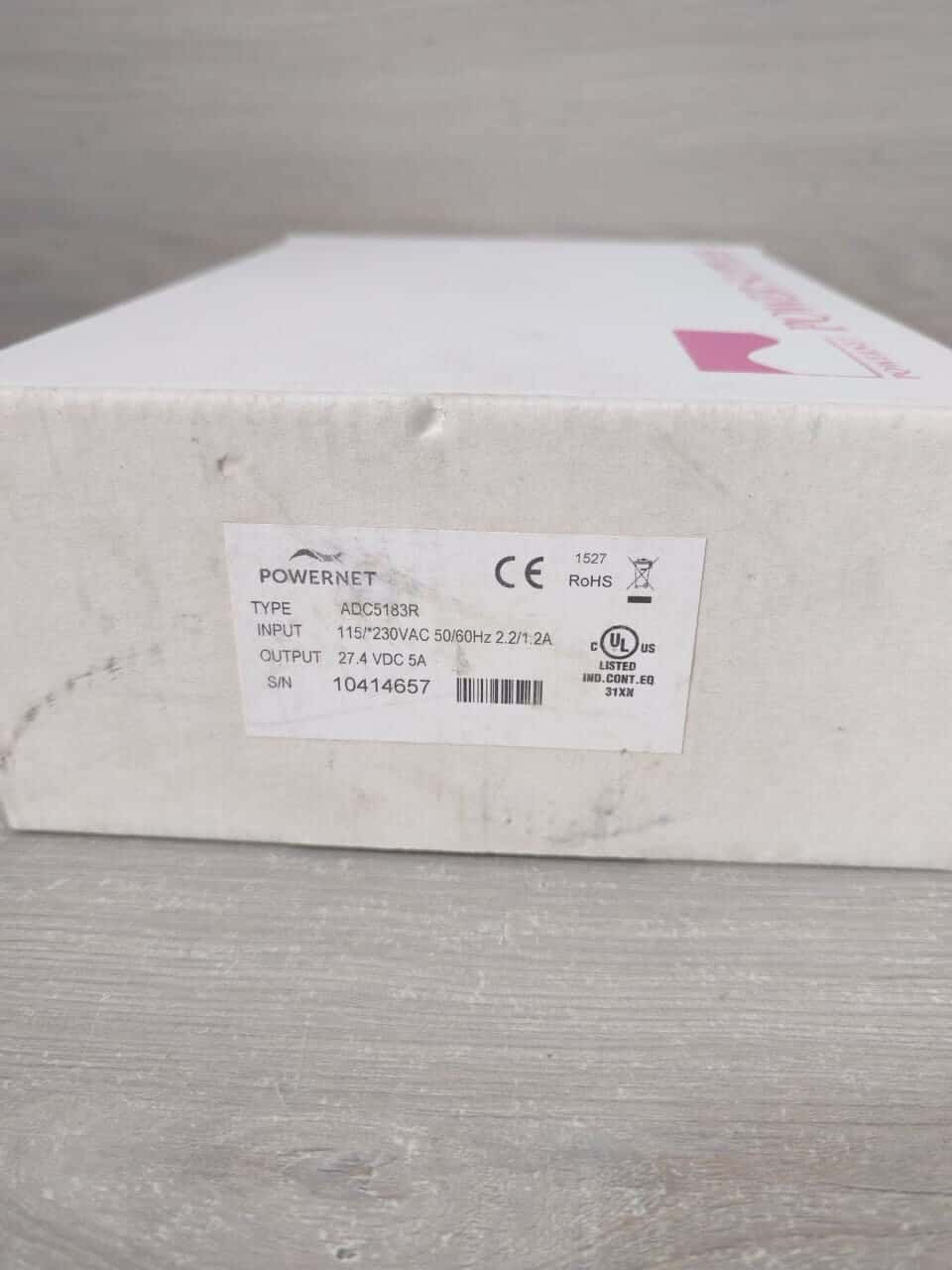 POWERNET ADC5183R POWERNET ADC5183R 27.4VDC 5A DIN Mounted Power Supply 8