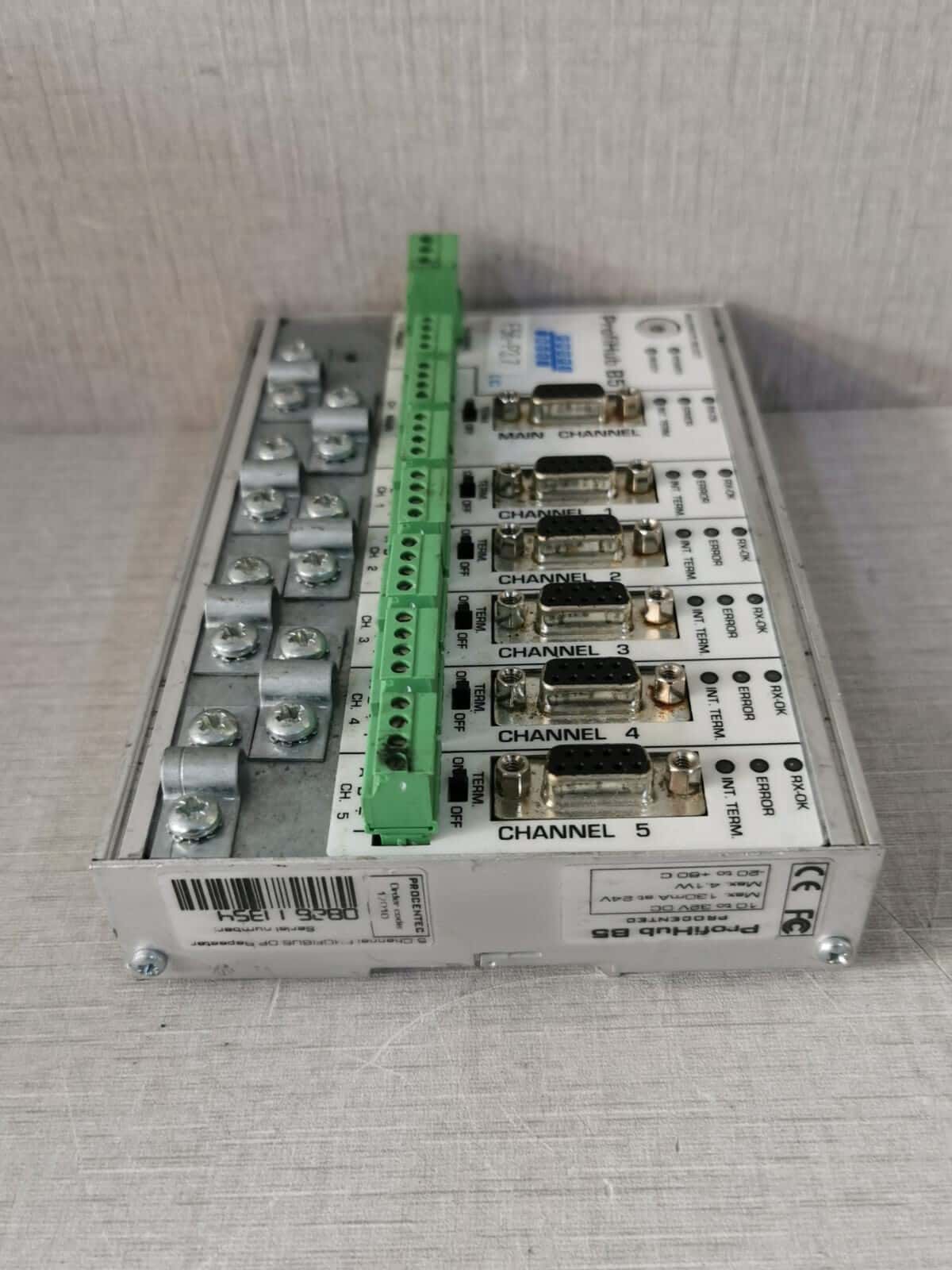 ProfiBus 17010 ProfiBus Profihub B5 Procentec 5 Channel DP Repeater 17010 9
