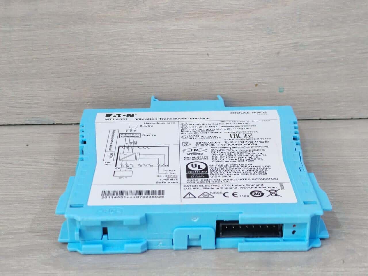 Eaton MTL4531 Eaton MTL4531 Vibration Transducer Interface 8
