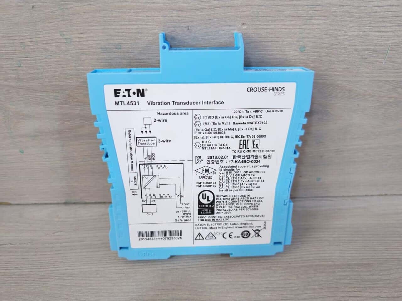 Eaton MTL4531 Eaton MTL4531 Vibration Transducer Interface 1