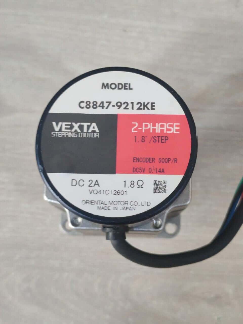 VEXTA ORIENTAL C8847-9219KE VEXTA ORIENTAL C8847-9219KE 2-PHASE STEPPING MOTOR 1.8/STEP DC2A 7