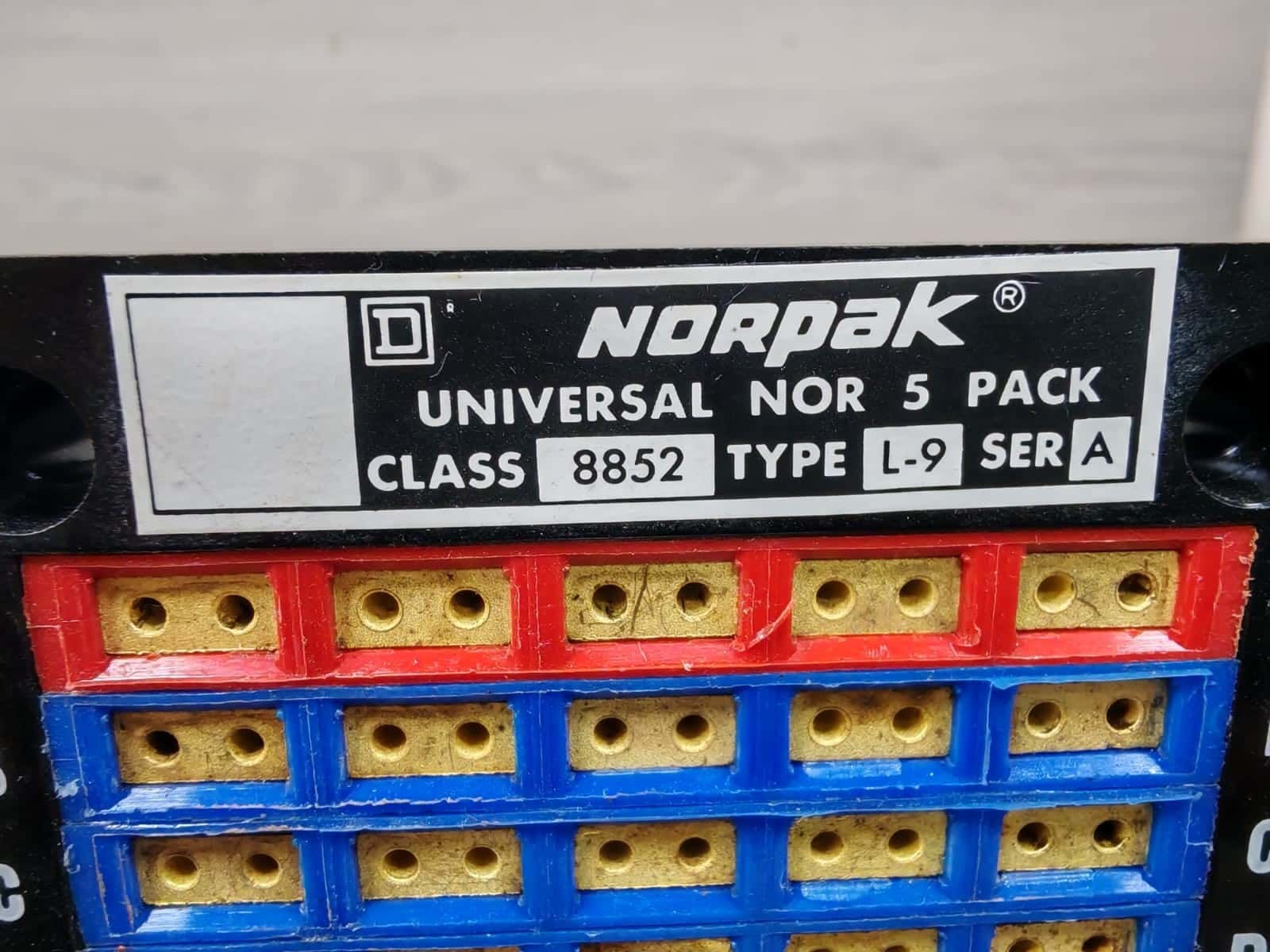 NORPAK 8852 L-9 NORPAK Square D 8852 L-9 Ser A Universal NOR 5 Pack 2