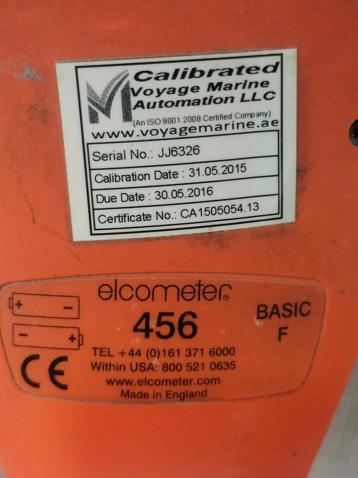 Elcometer BASIC ELCOMETER 456 Basic F Coating Thickness Gauge with probe 8
