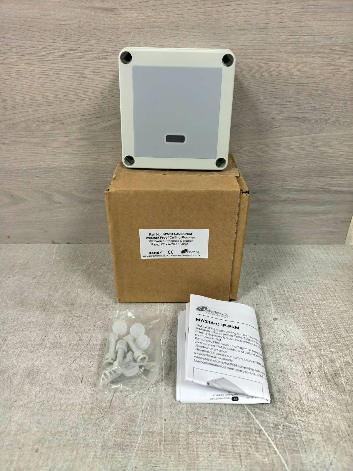 CP ELECTRONICS MWS1A-C-IP-PRM WEATHERPROOF MICROWAVE PRESENCE DETECTOR