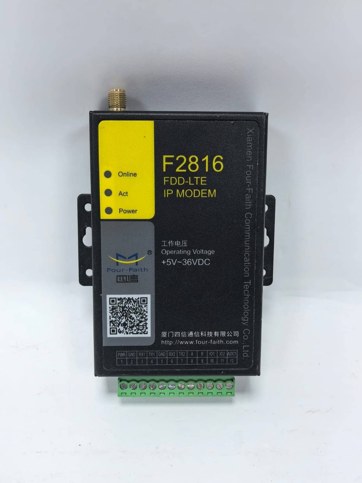 F2816 FDD-LTE IP MODEM XIAMEN FOUR-FAITH COMMUNICATION TECHNOLOGY