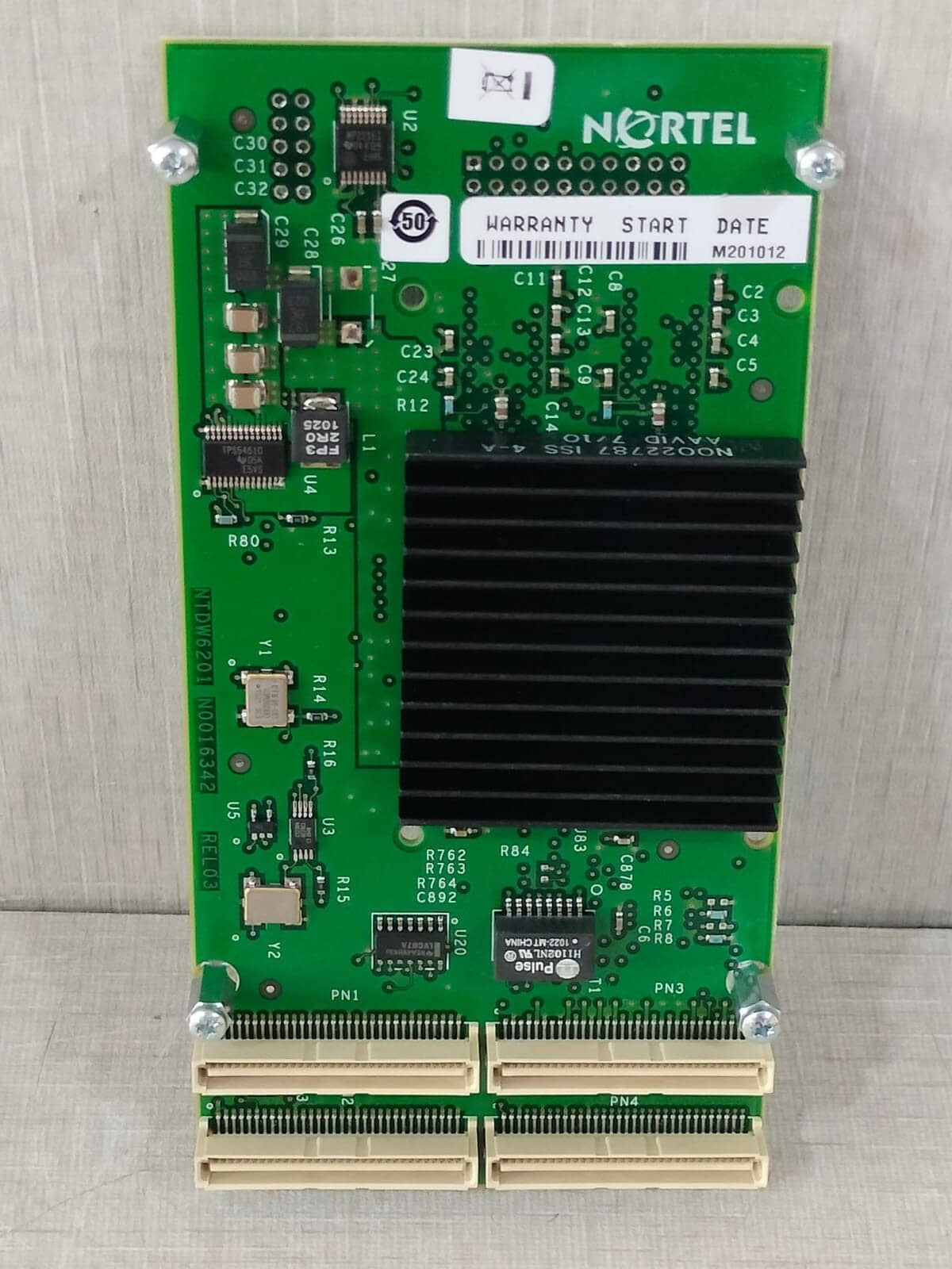 NORTEL NTDW62AAE5 MGC DSP DAUGHTERBOARD 32-DS