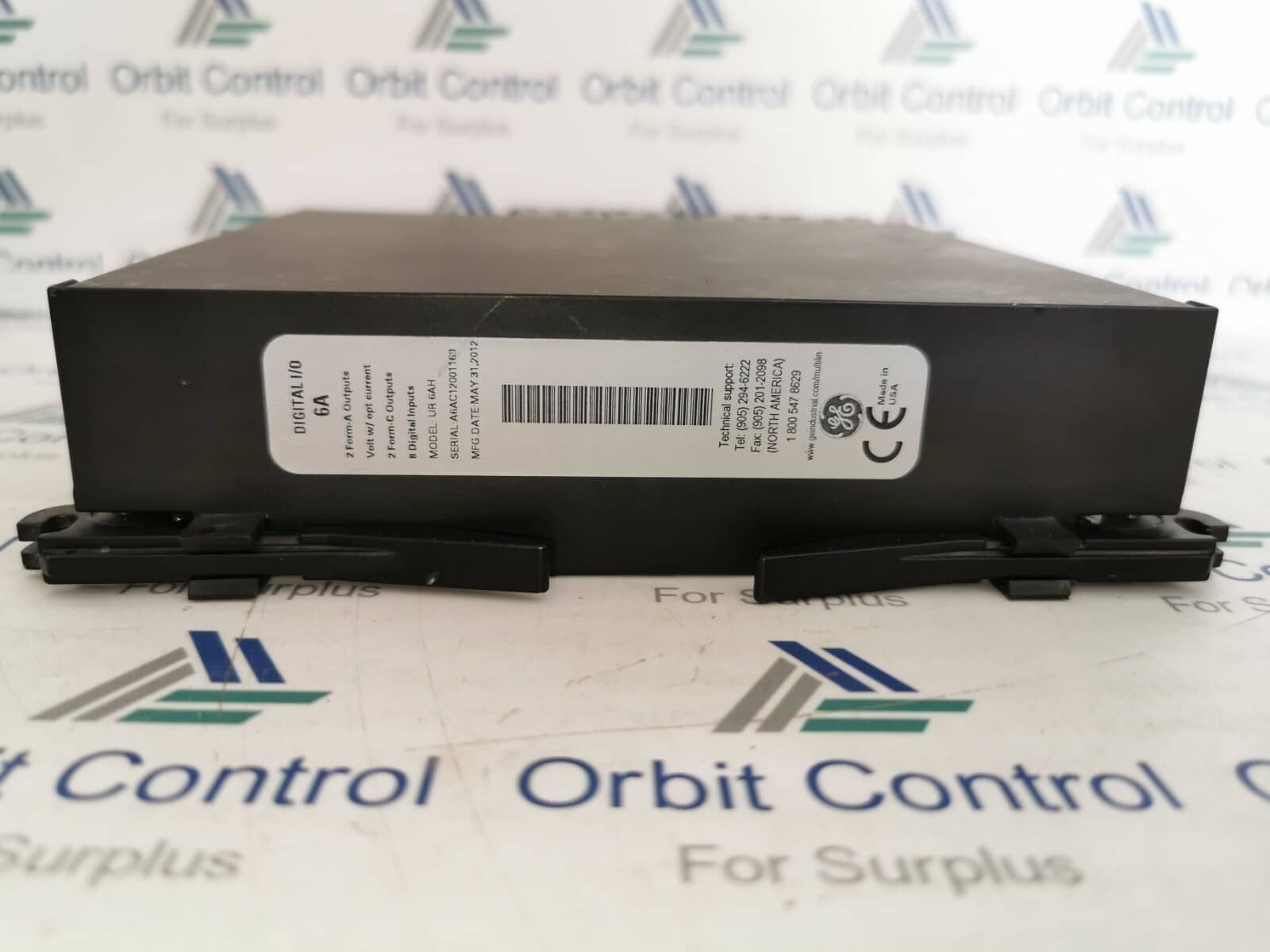 GE Multilin UR 6AH Digital I/O, 8 Digital Inputs, 2 Form-A/C Outputs 6A