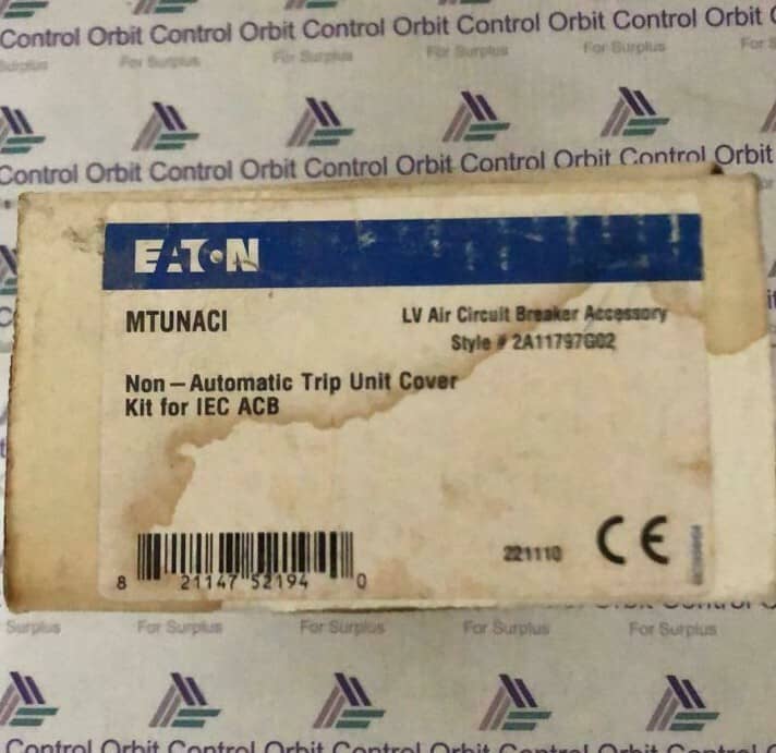 Eaton 2A11797G02 MTUNACI NON - AUTOMATIC TRIP UNIT COVER KIT FOR IEC ACB