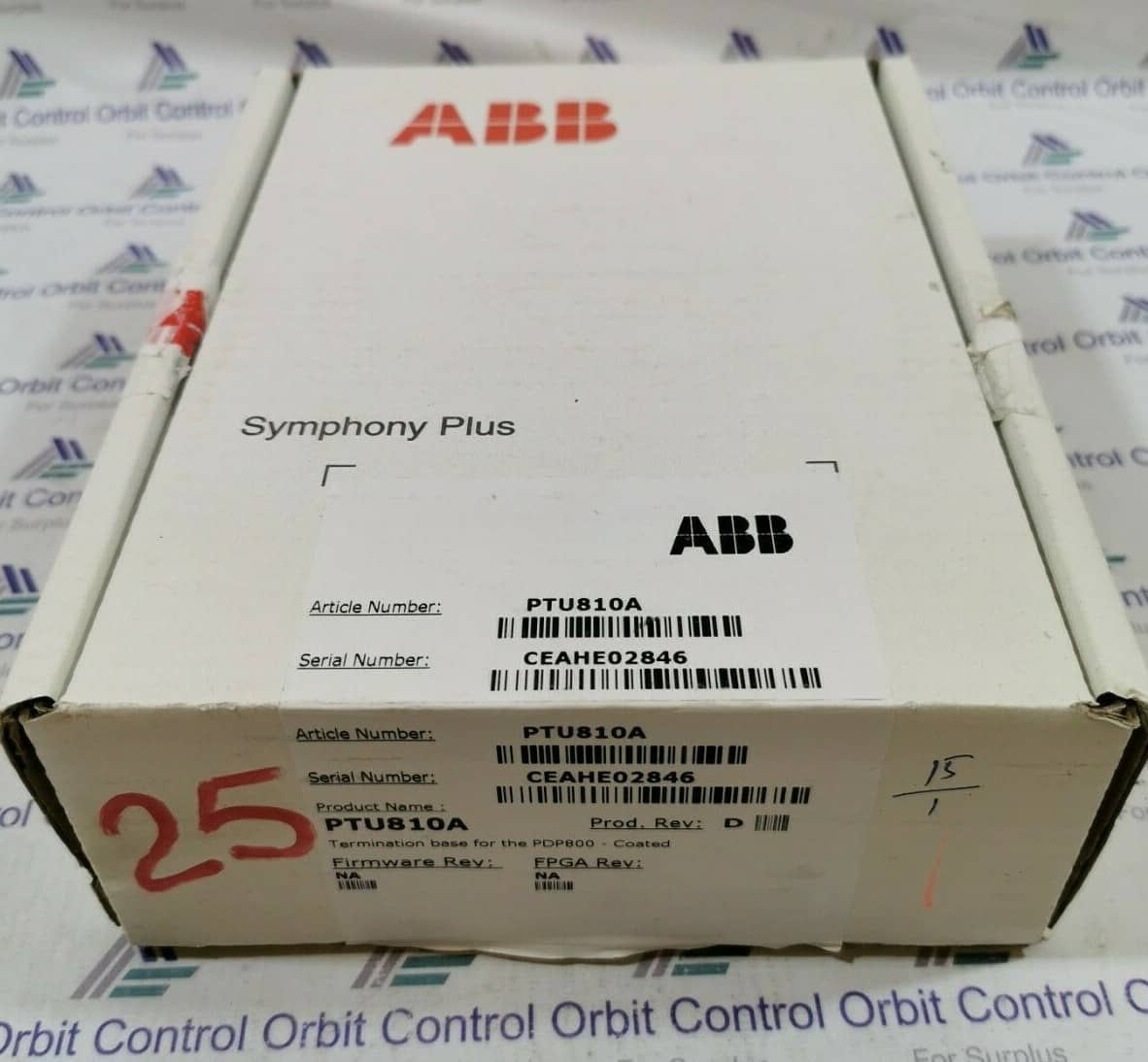 ABB PTU810A Termination base for the PDP800 - Coated