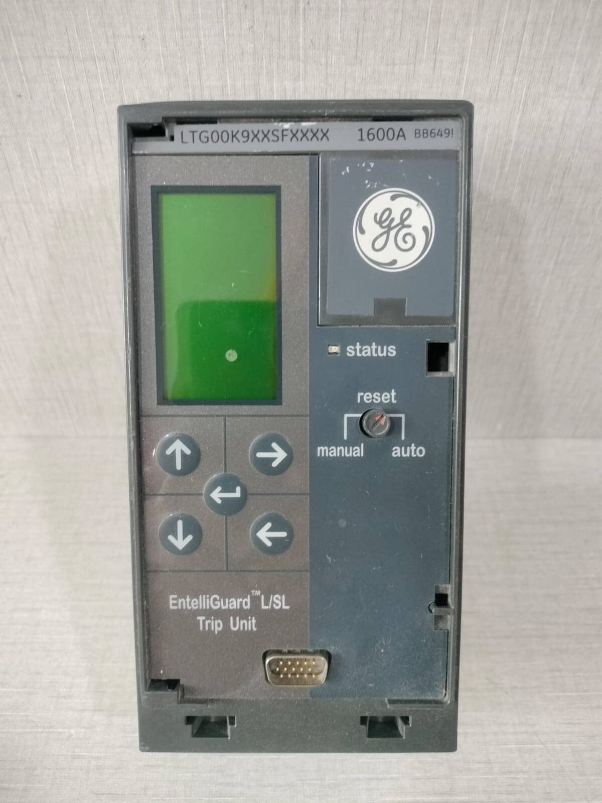 GE LTG00K9XXSFXXXX 1600A BB649 ENTELLIGUARD L/SL TRIP UNIT