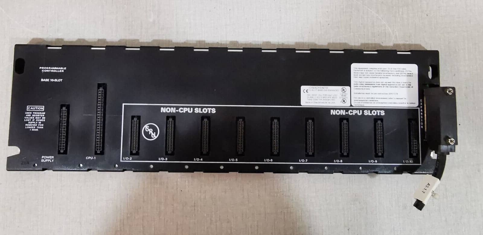 GE Fanuc IC693CHS391M PLC Programmable Controller