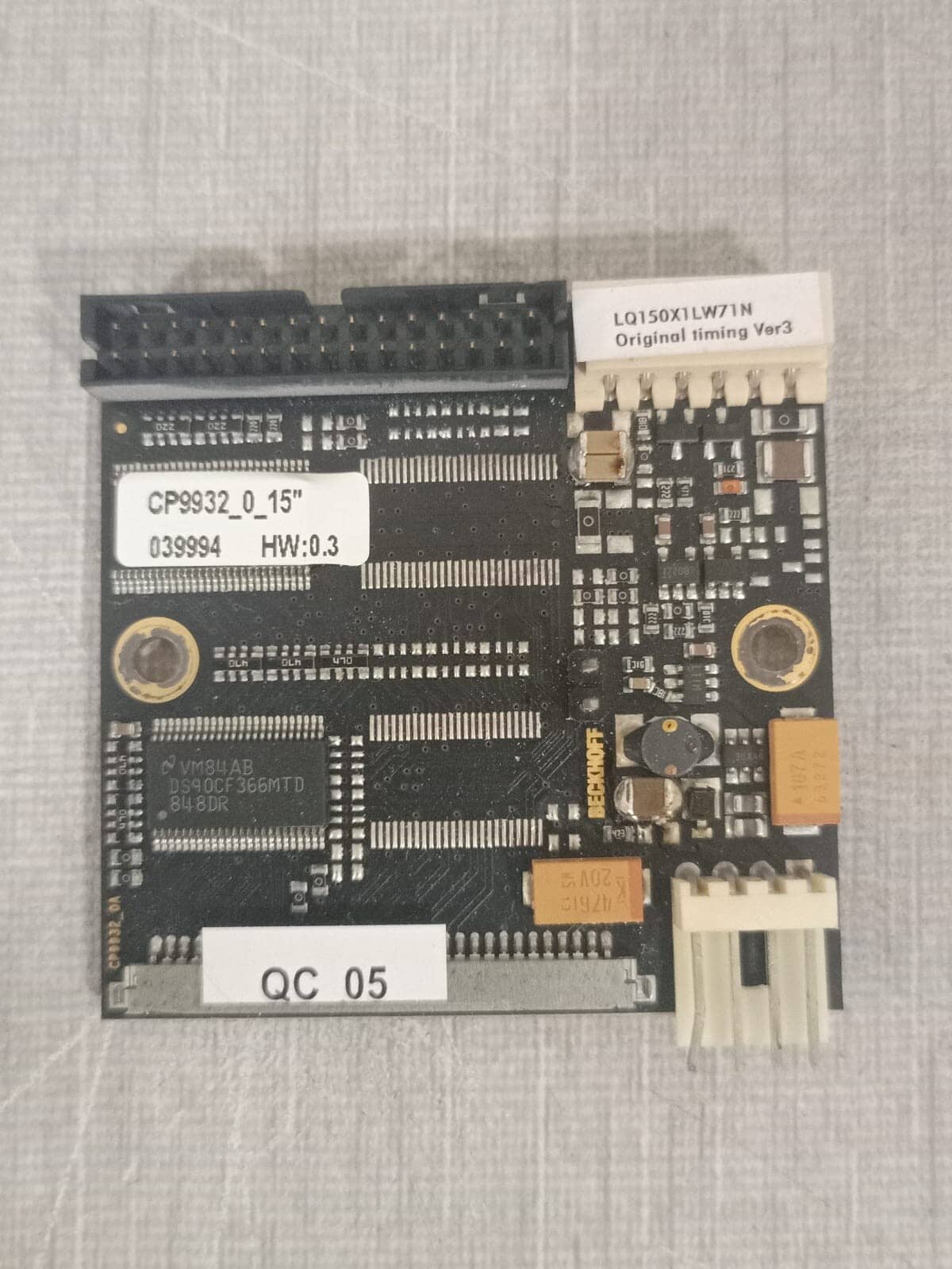 BECKHOFF CP9932_0_15 HW:0.3 / CP9932015 Board