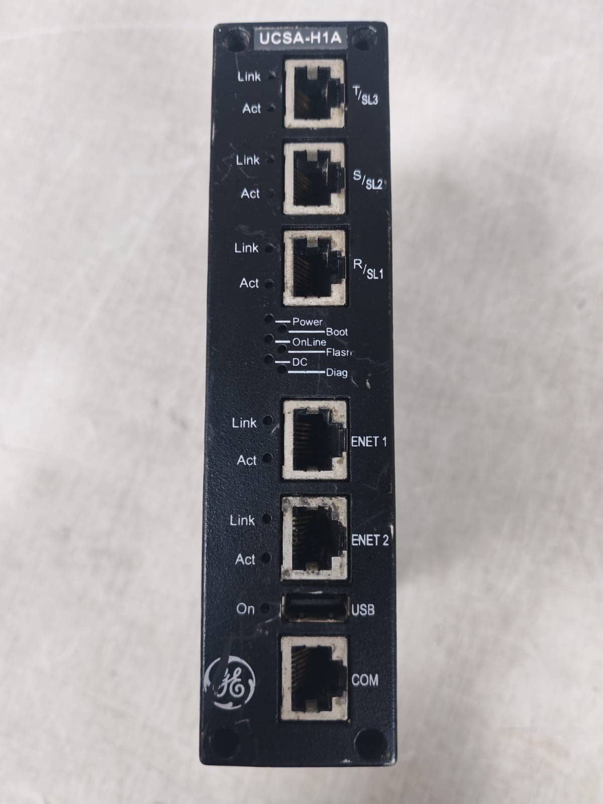 GE ENEGRY IS220UCSAH1A / UCSA-H1A REV C PROCESSOR MODULE WITH SD CARD