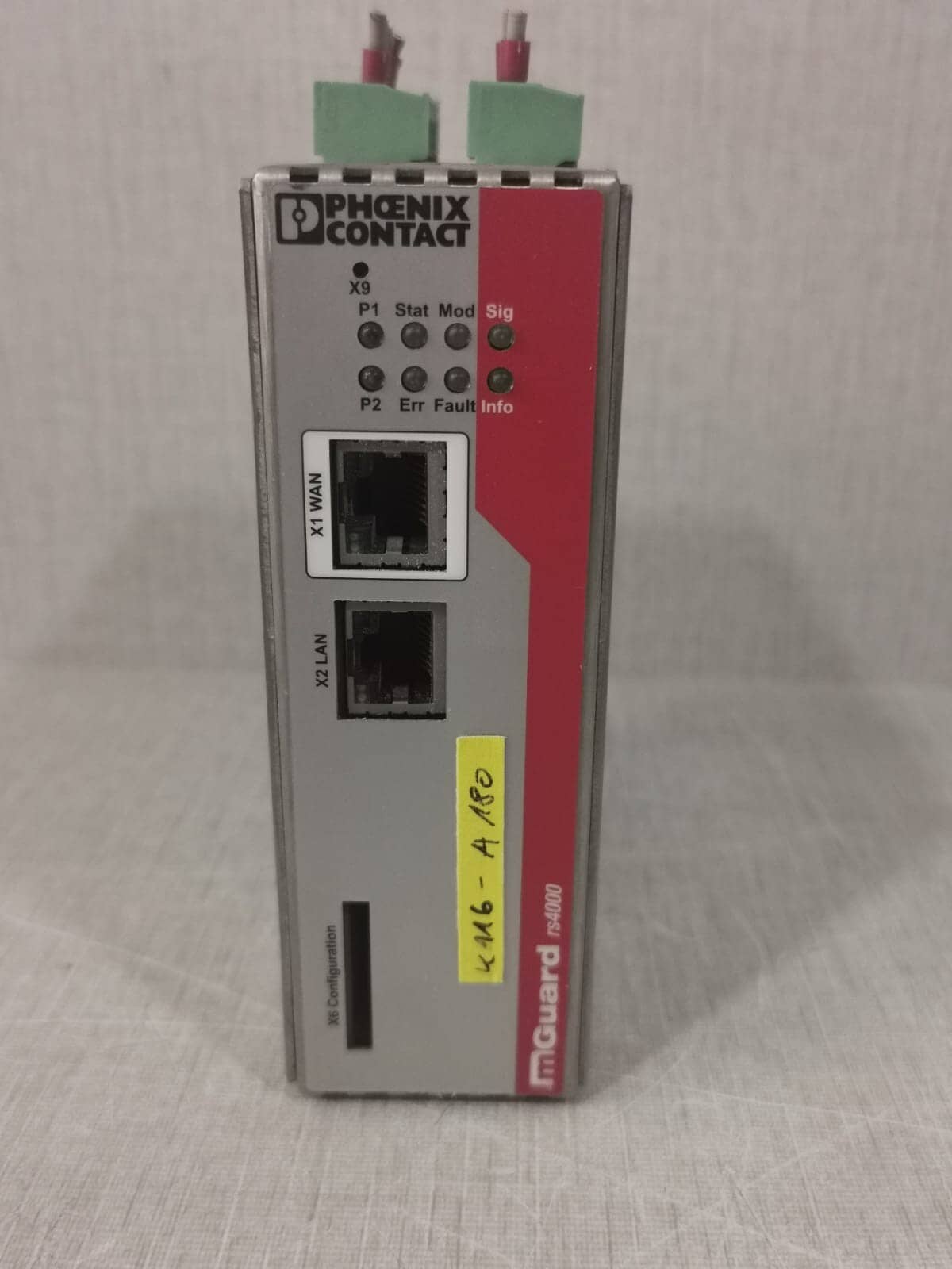 Phoenix Contact FL MGUARD RS4000 TX/TX VPN 2200515 HW/FW: 02/5.0 CONTROLLER