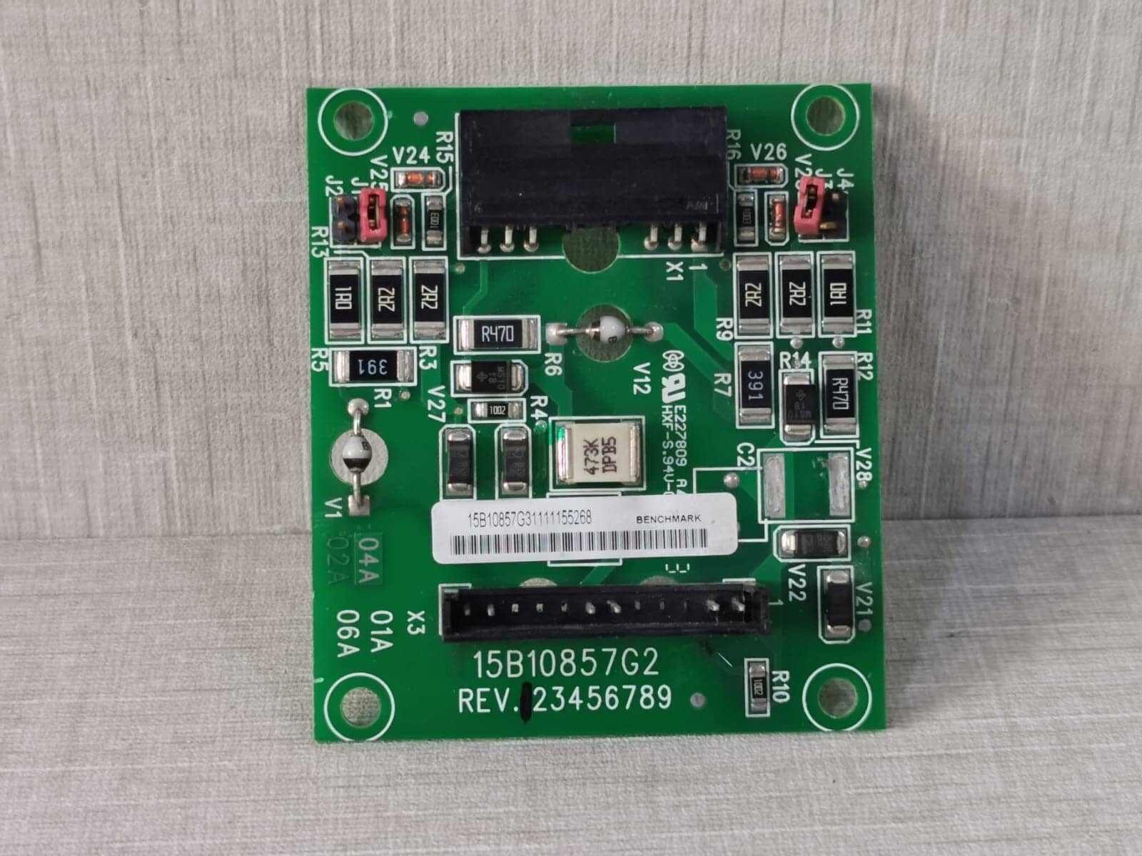 BENCHMARK 15B10857G2 REV. 1 CONTROL BOARD - /Component