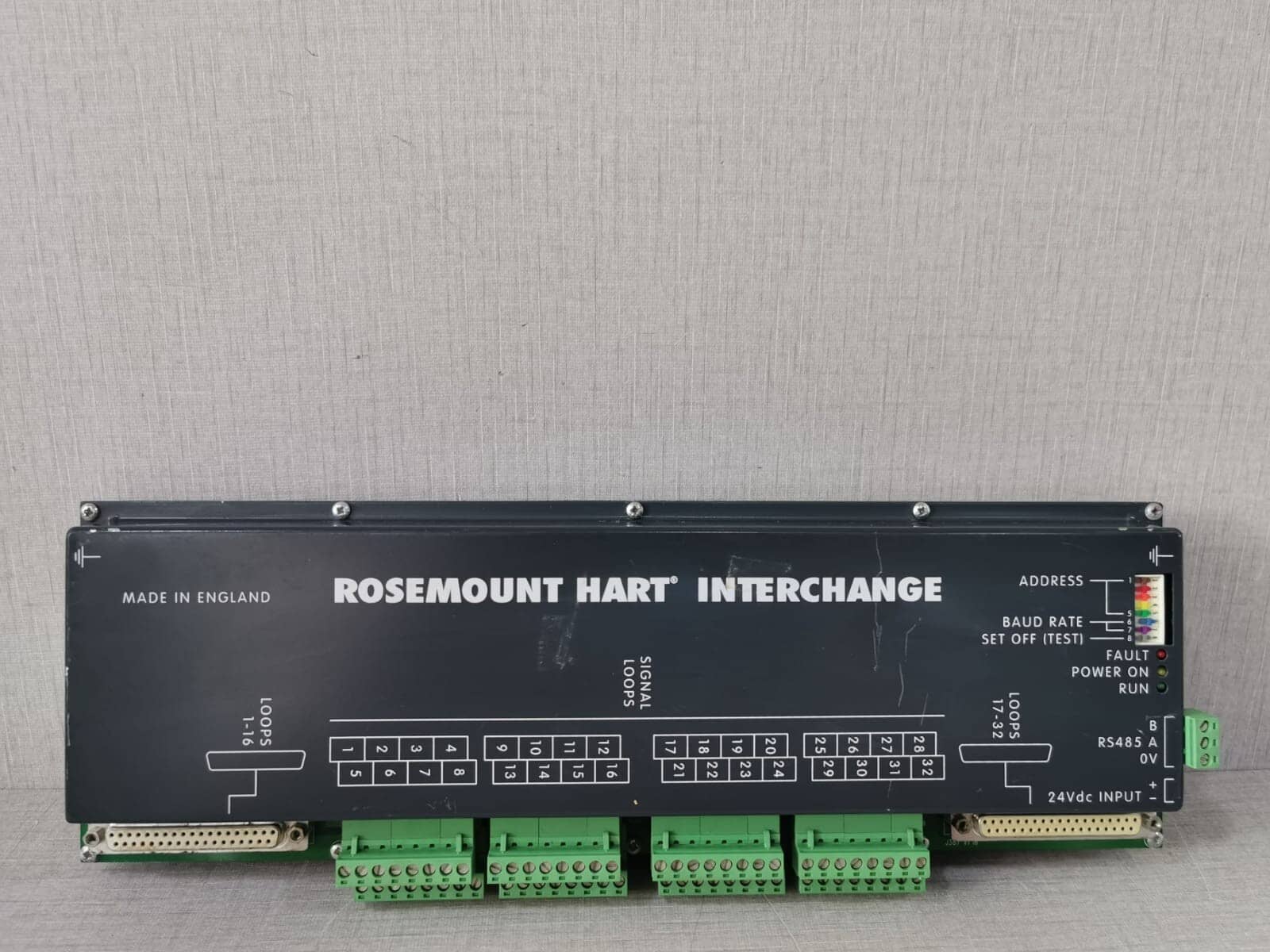 ROSEMOUNT /ARCOM J386 INTERCHANGE MODULE VERSION 1 ISSUE 6