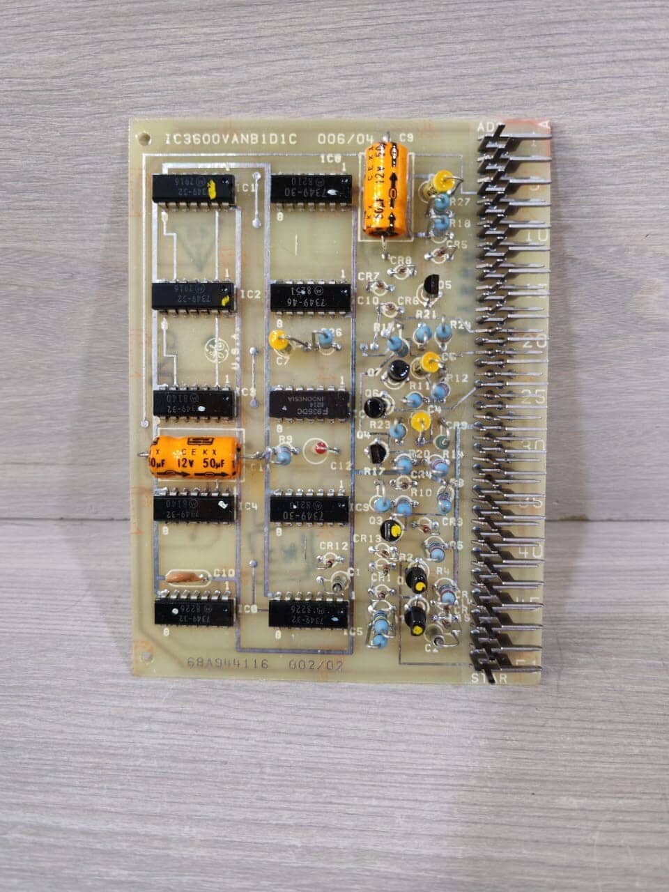 GE IC3600VANB1D1C Mark I-II Turbine Control PLC Annunciator PCB Board