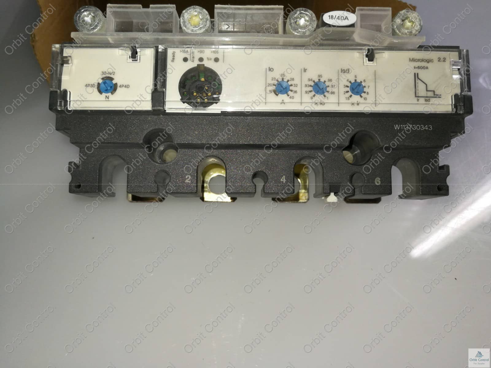 SCHNEIDER LV429082 COMPACT NSX 100- 250 4P4D MICROLOGIC 2.2 40A TRIP UNIT