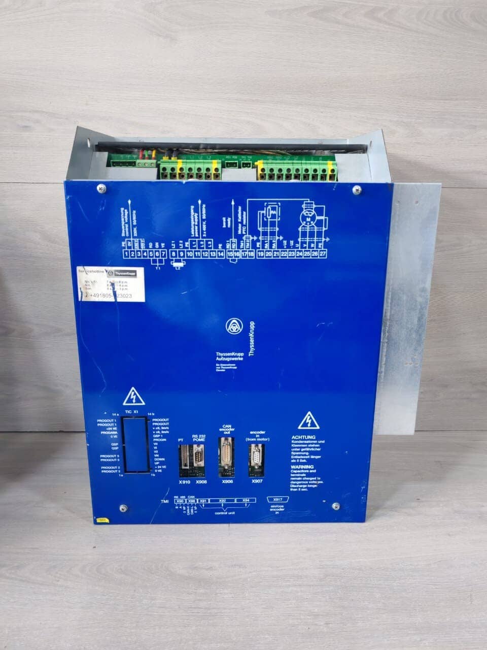 THYSSENKRUPP AUFZUGSWERKE VVVF-INVERTER CPI48ASM 66210004486 D400