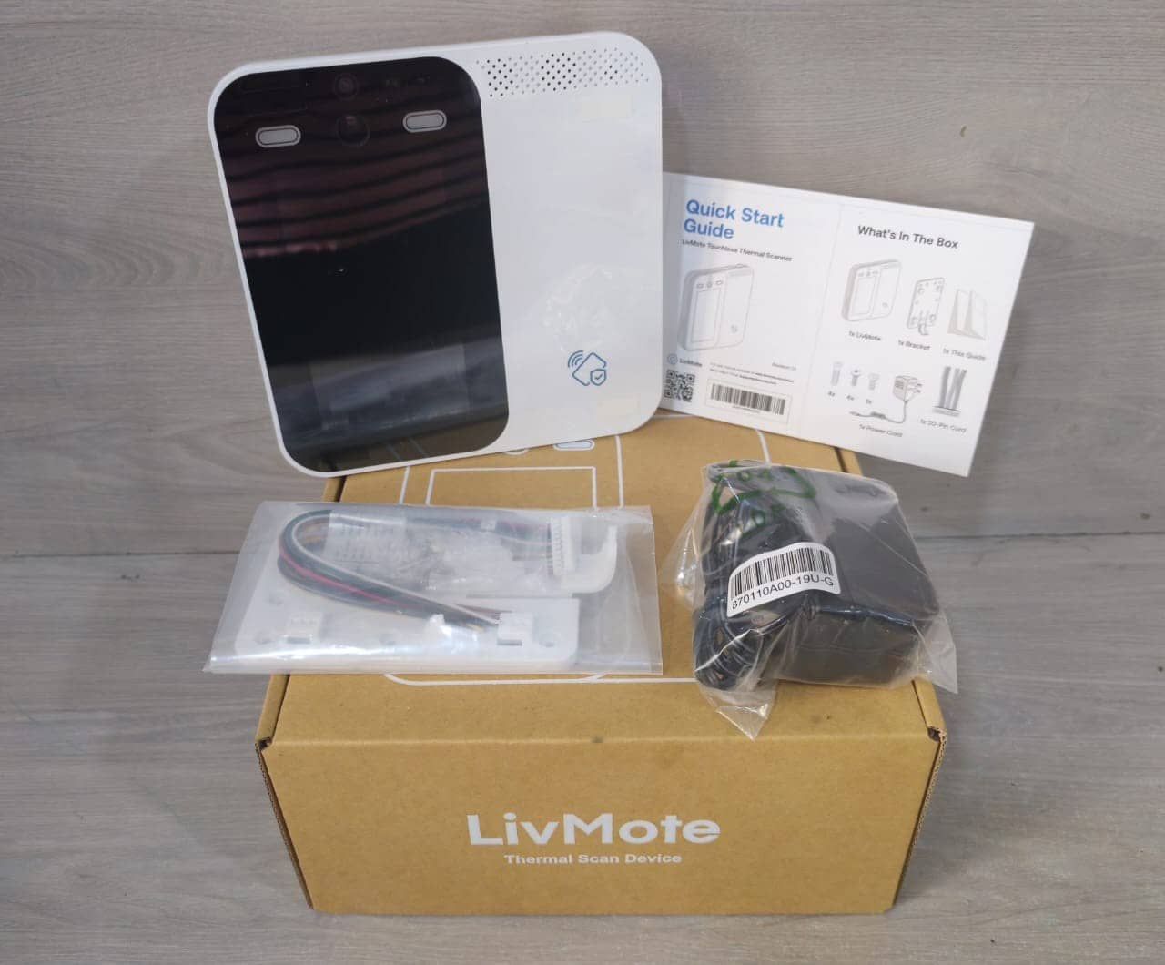 Livmote HD05-20 Facial Recognition & Thermal Scan Device HD0520MF3N