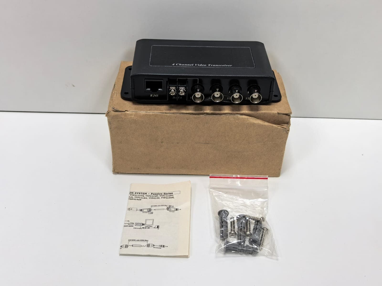 TTP414VD 4-CHANNEL VIDEO TRANSCEIVER