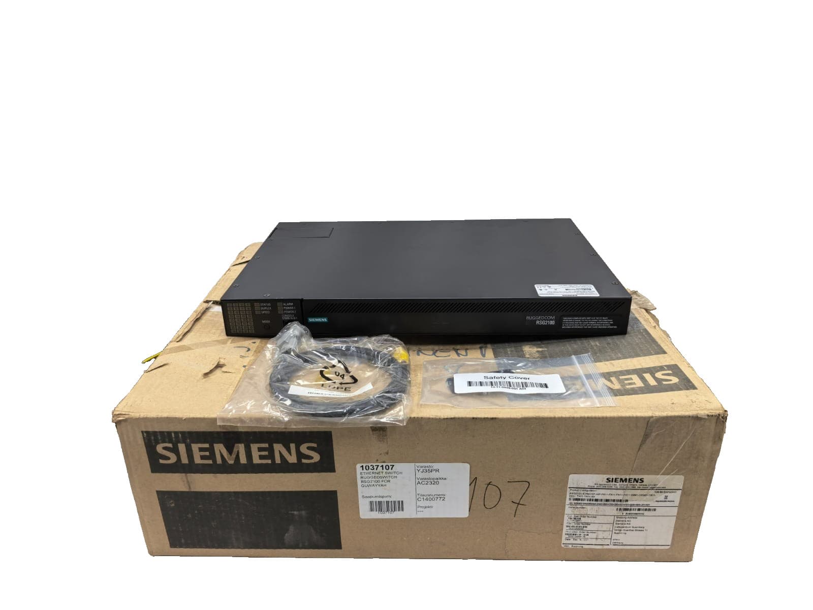 SIEMENS RUGGEDCOM RSG2100 128 BIT ENCRYPTION ETHERNET SWITCH