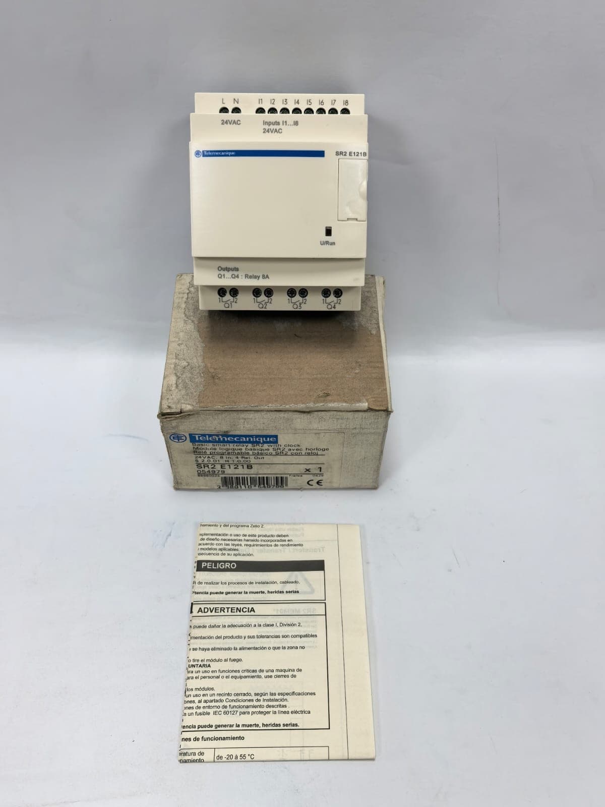 TELEMECANIQUE SR2 E121B BASIC SMART RELAY