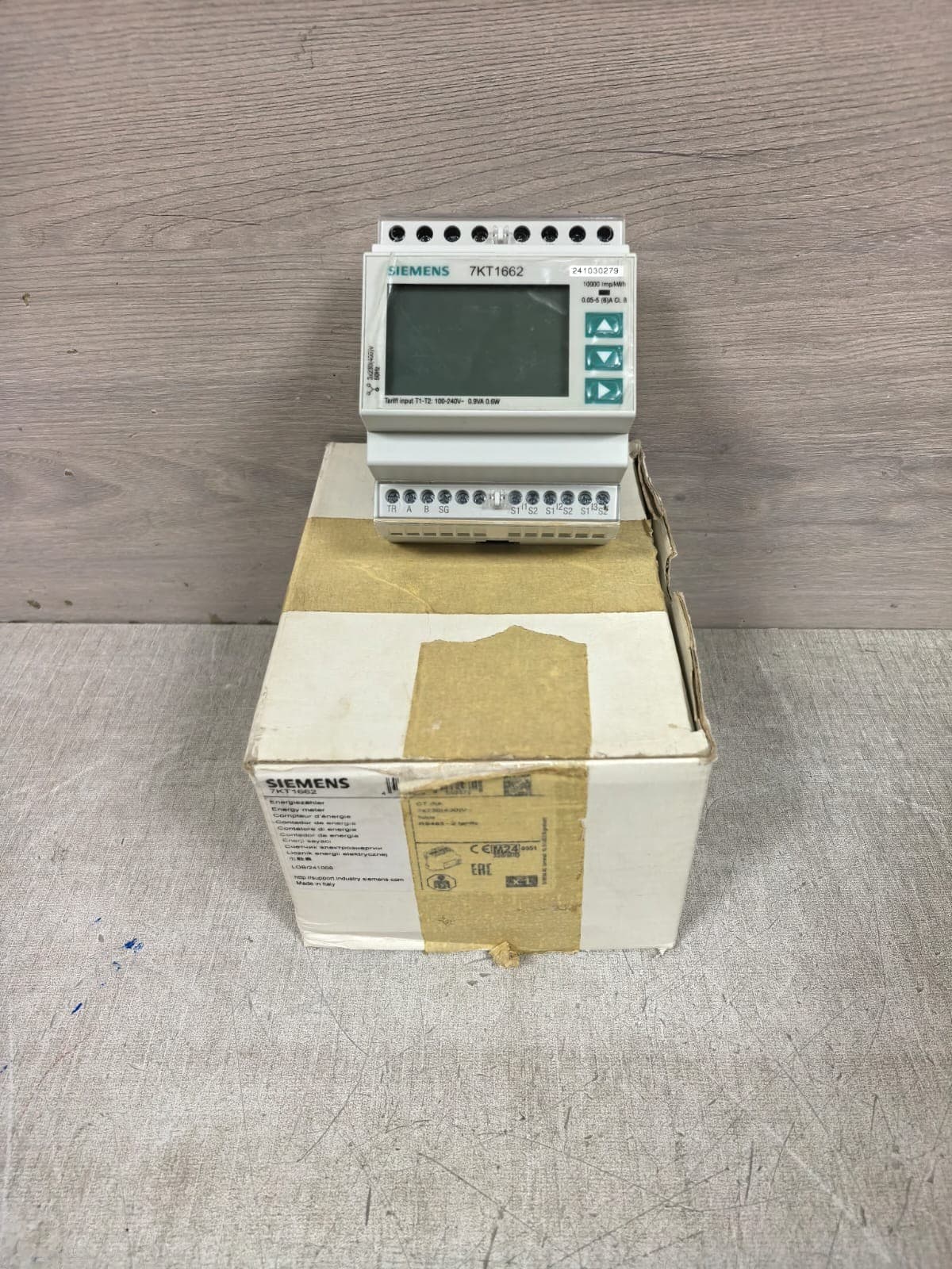 SIEMENS 7KT1662 ENERGY METER 3X230(400V)