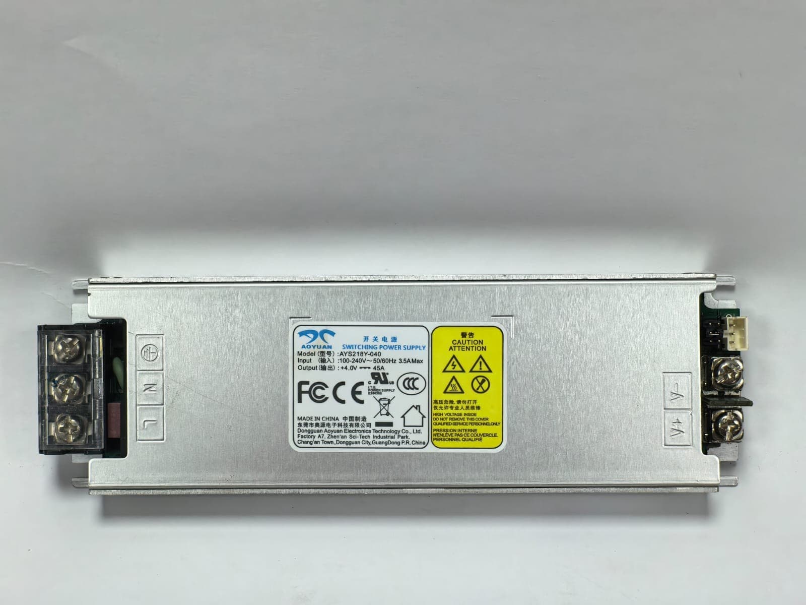 AOYUAN AYS218Y-040 SWITCHING POWER SUPPLY 100-240V PCS