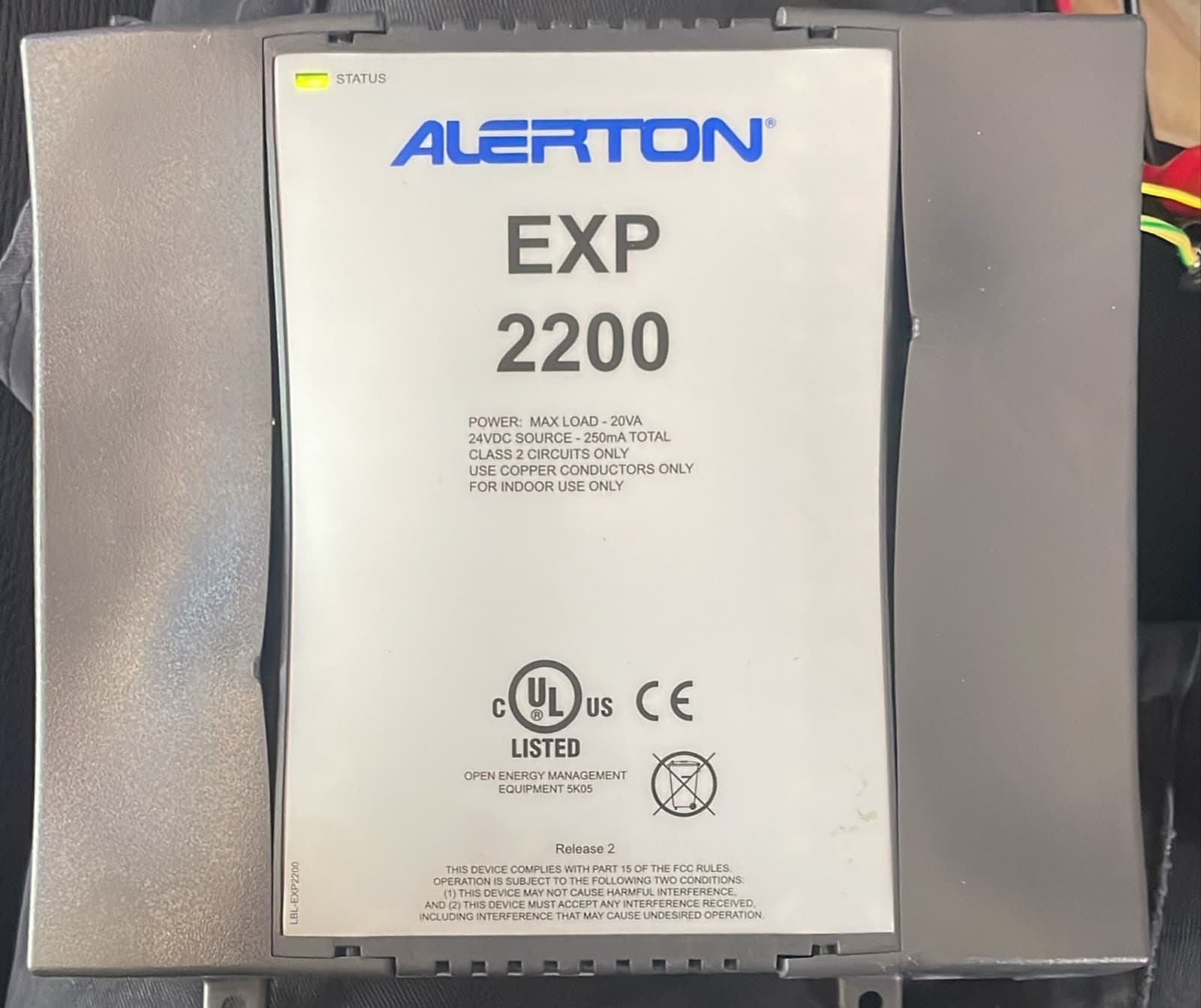 Alerton EXP 2200 50035975-001 REV.A ALERTON EXP 2200 50035975-001 REV.A MODULE