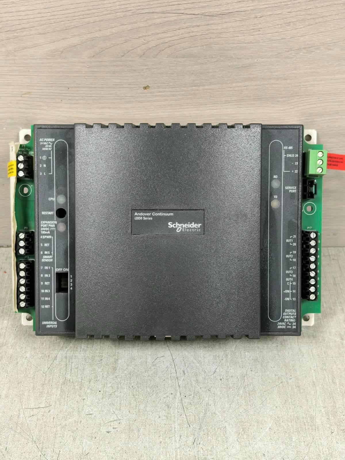 Schneider Electric I2851 SCHNEIDER ELECTRIC I2851 SERIES ANDOVER CONTINUUM 24VAC