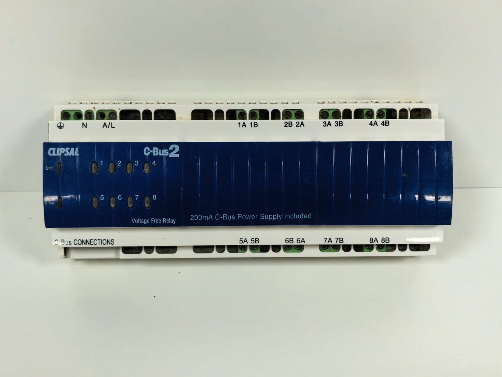 CLIPSAL L5508RVF C-BUS2 8-CHANNEL VOLTAGE FREE RELAY (MFG 2008)