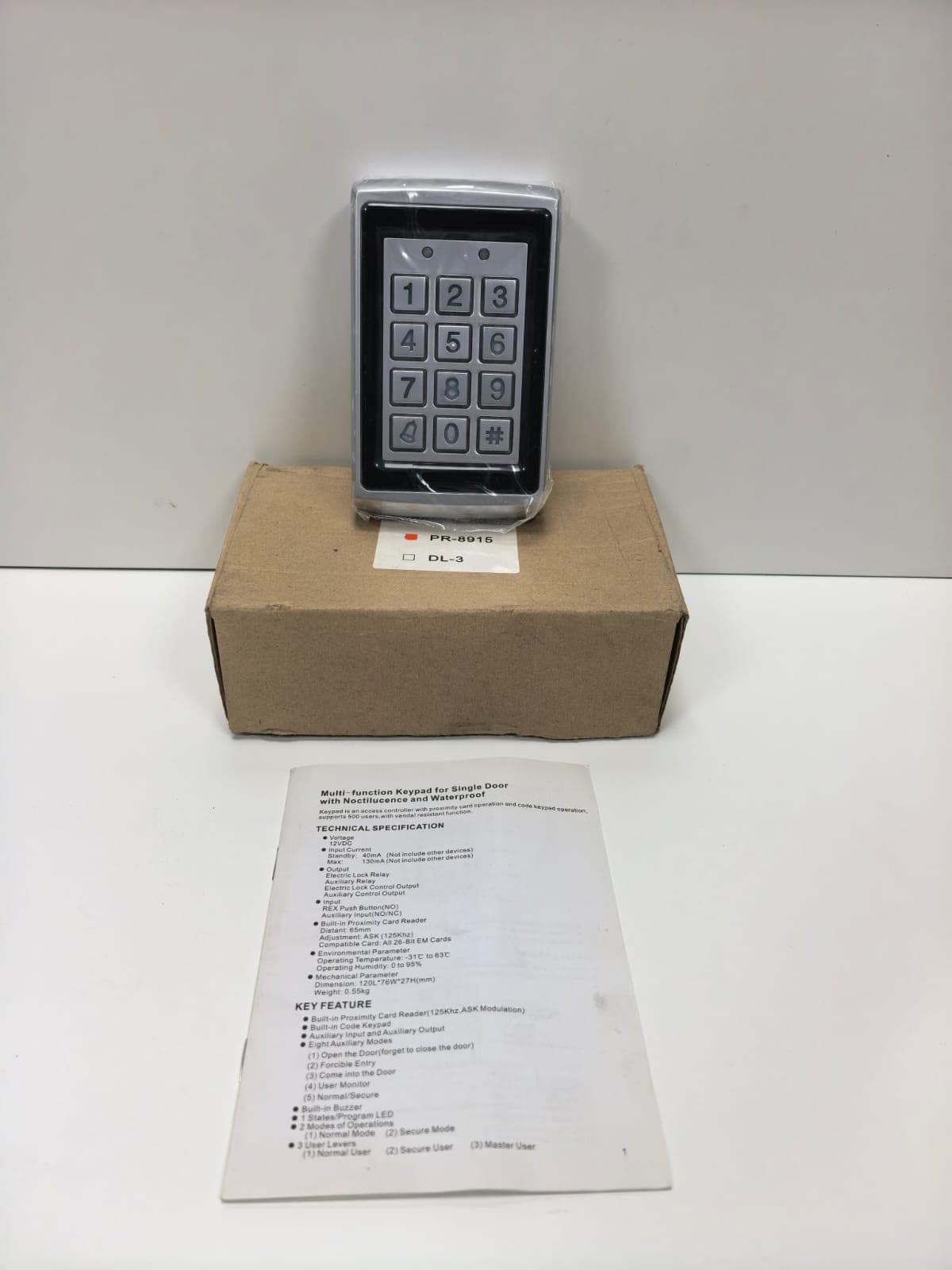 IP BIO PR-8915 STANDARD DOOR CONTROLLER
