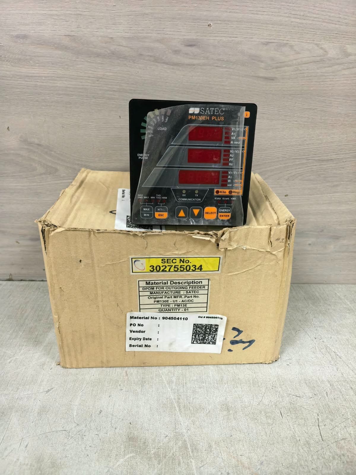 SATEC PM130EH-PLUS MULTI-FUNCTIONAL POWER METER