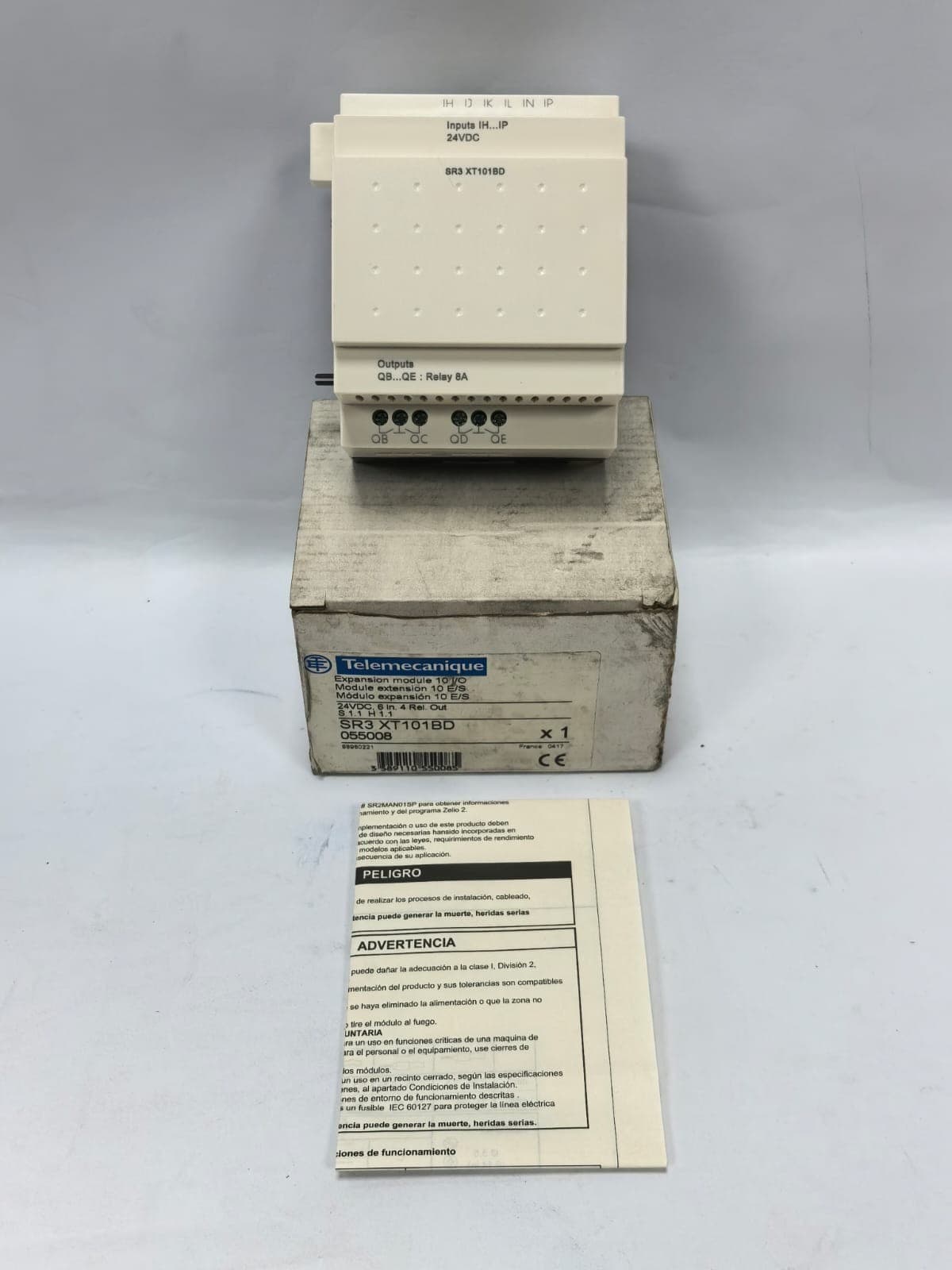 TELEMECANIQUE SR3 XT101BD EXPANSION MODULE
