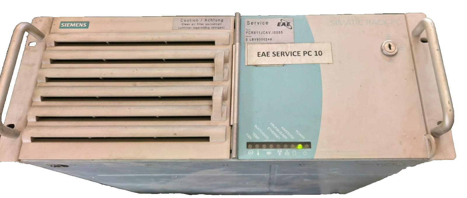 SIEMENS EAE PCR811JCAV.I0055 SIMATIC RACK-PC