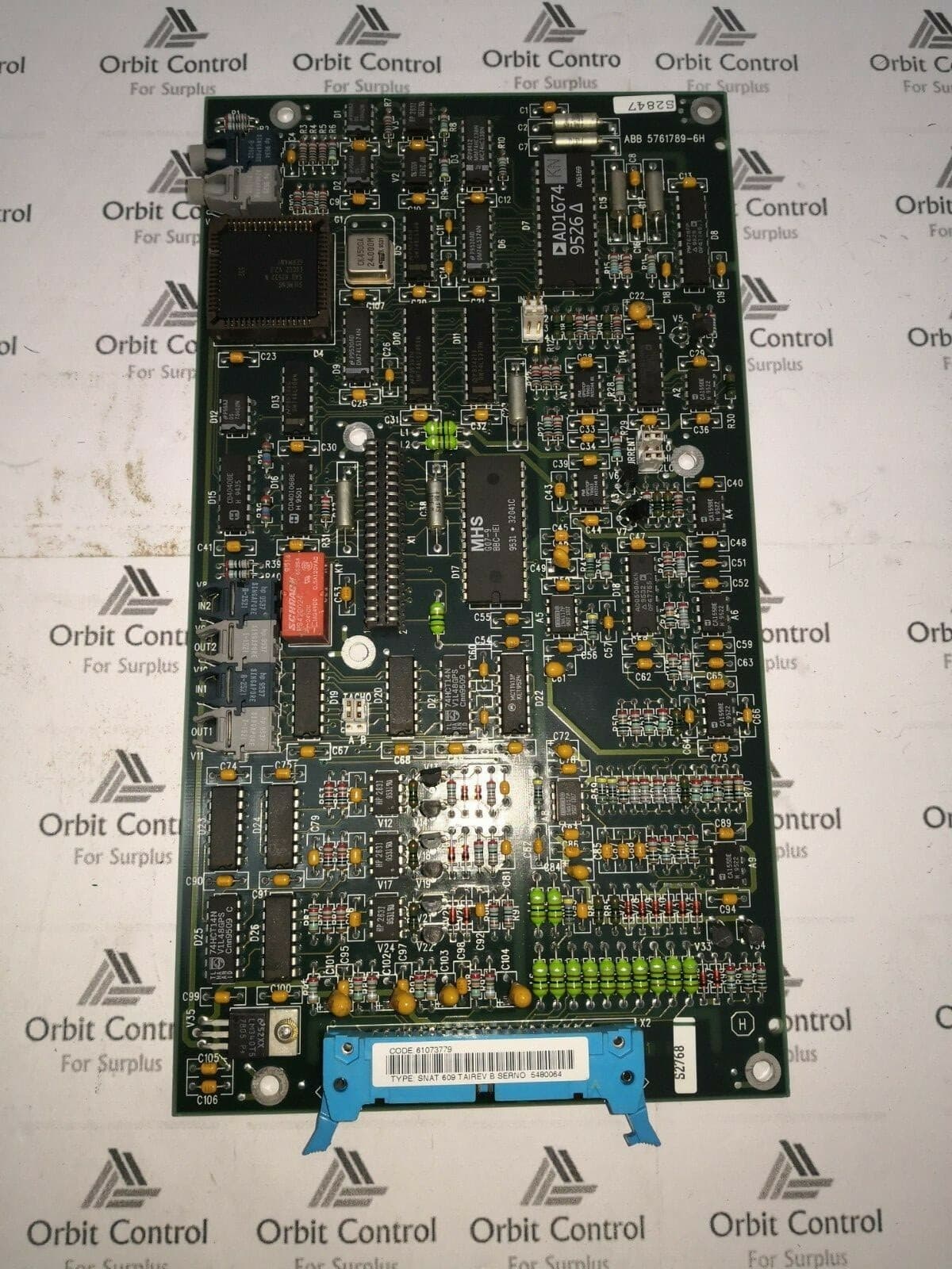 ABB 61073779 ABB SNAT 609 TAI / REV : B / SNAT609TAI / CODE: 61073779 / CONTROL BOARD