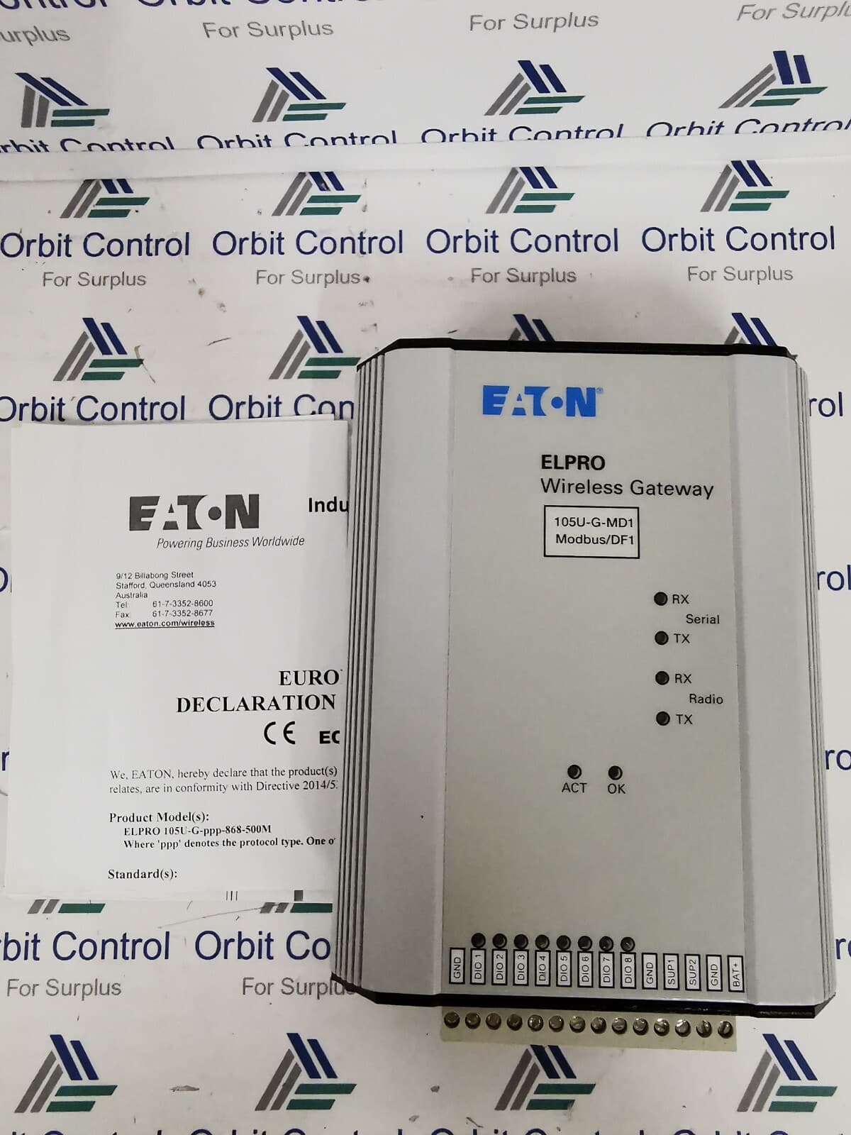 Eaton EL-105U-G-MD1-868-500M Eaton Elpro 105U-G Wireless Gateway EL-105U-G-MD1-868-500M