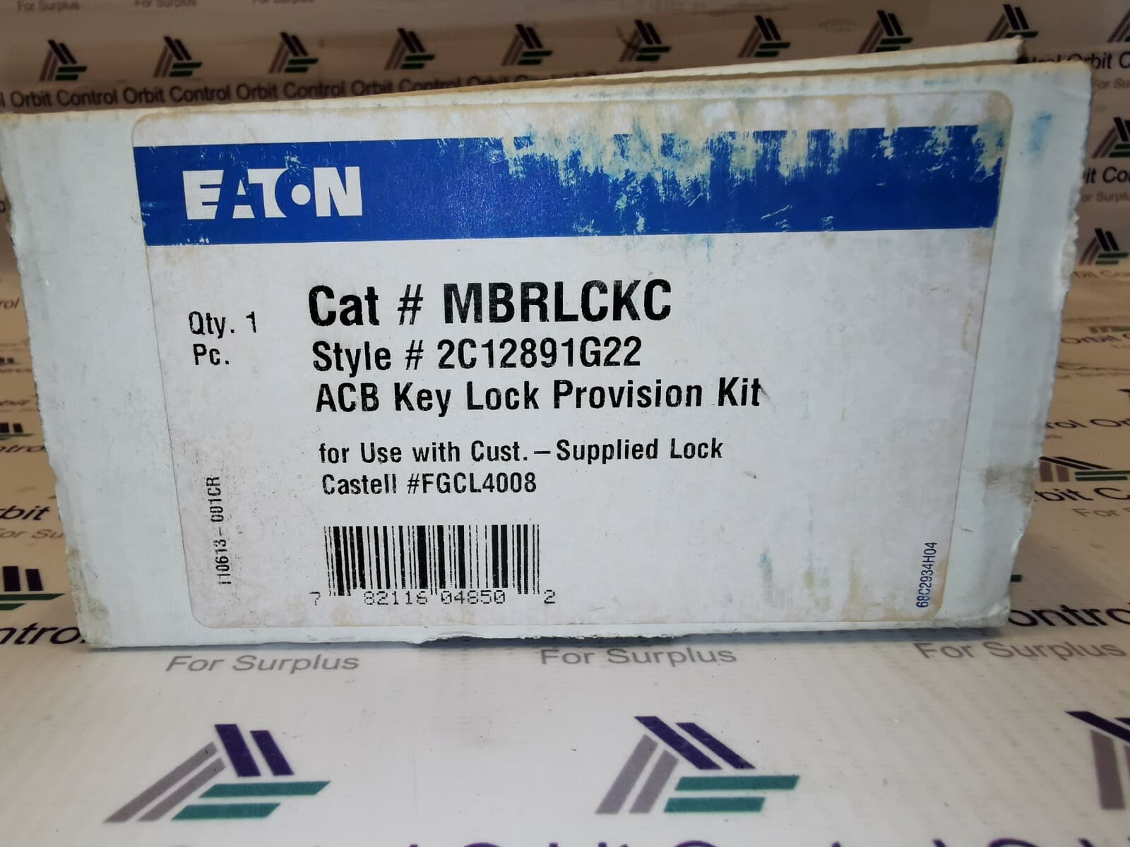 EATON MBRLCKC ACB Key Lock Provision Kit / 2C12891G22 # FGCL4008