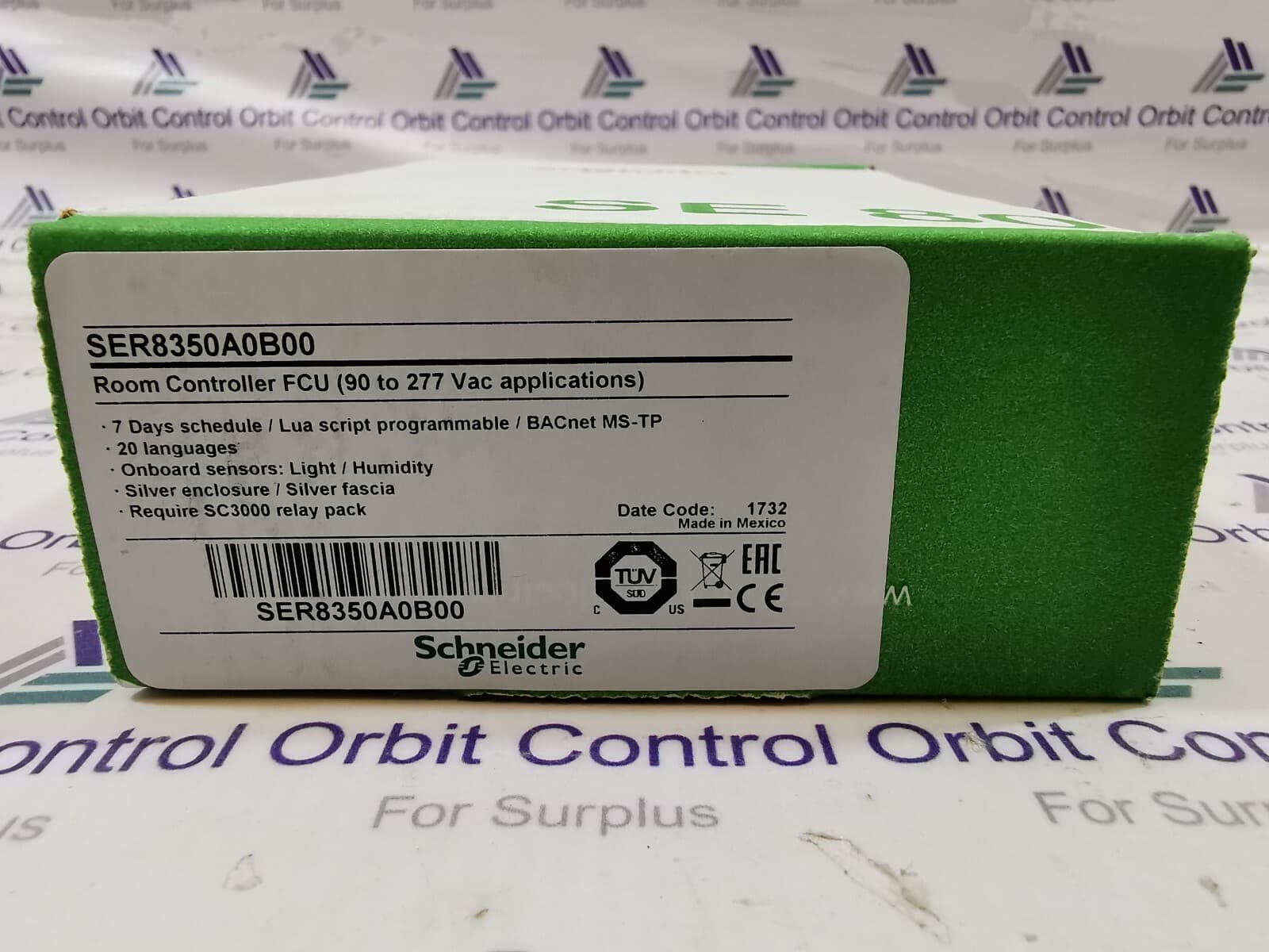 Schneider Electric SER8350A0B00 Room Controller FCU 90 to 277 Vac