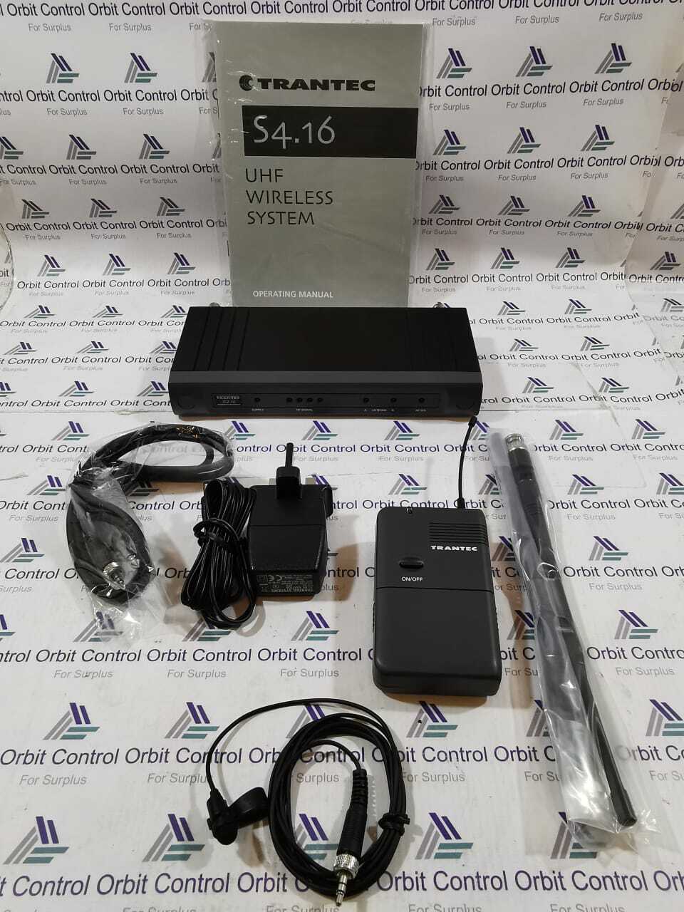 TOA S4.16 UHF TOA Trantec S4.16 UHF Handheld Wireless System